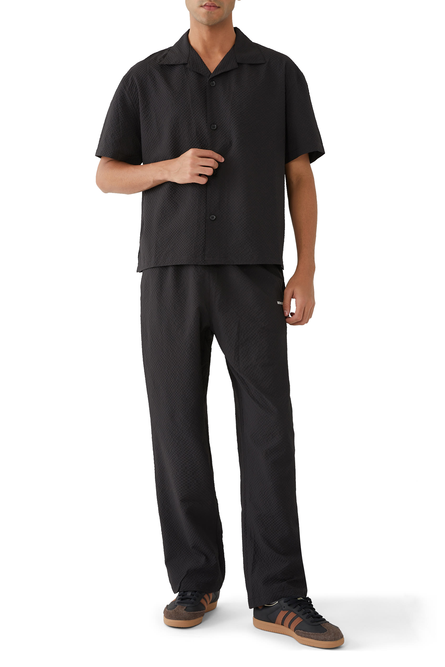 قميص فاكيشن قماش سيرساكر