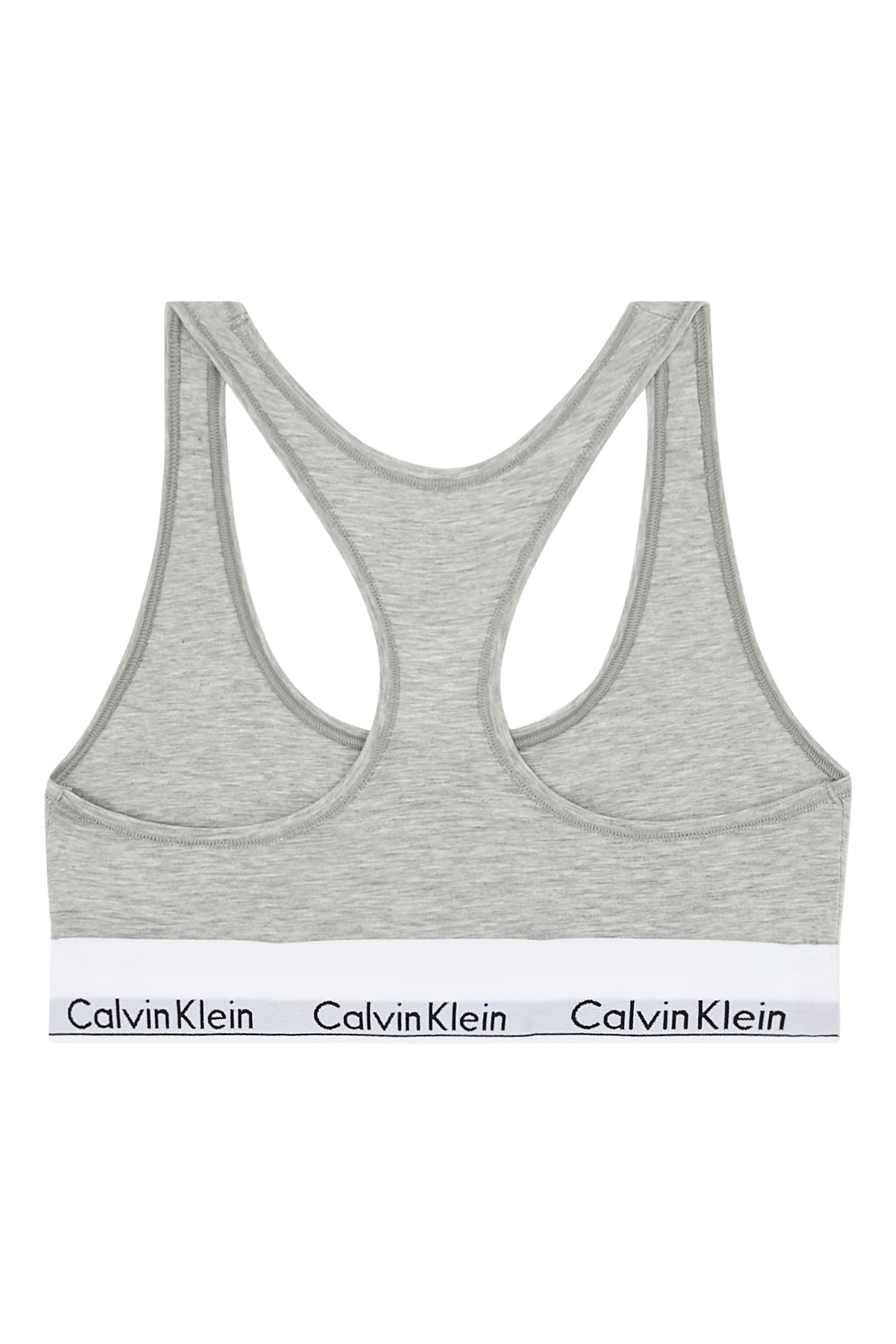 حمالة صدر غير مبطنة بشعار الماركة مودال وقطن