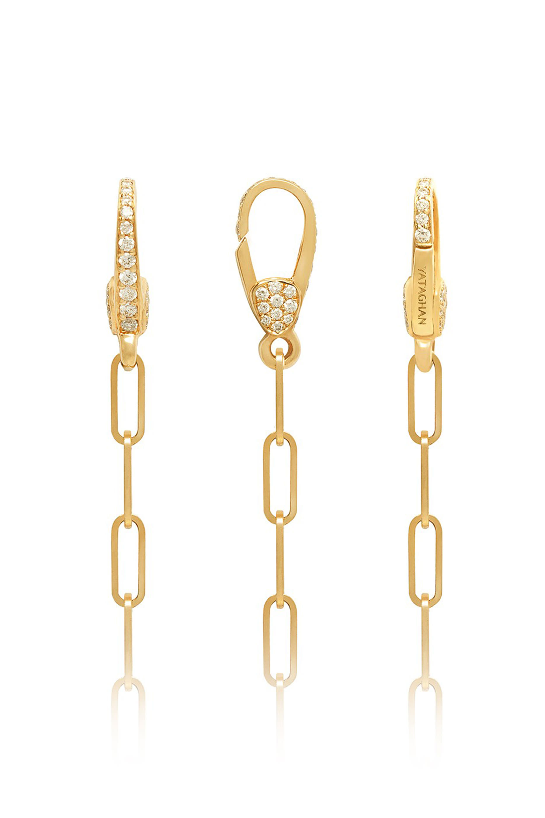 Ginea Necklace, 22k & 18k Yellow Gold with Diamonds