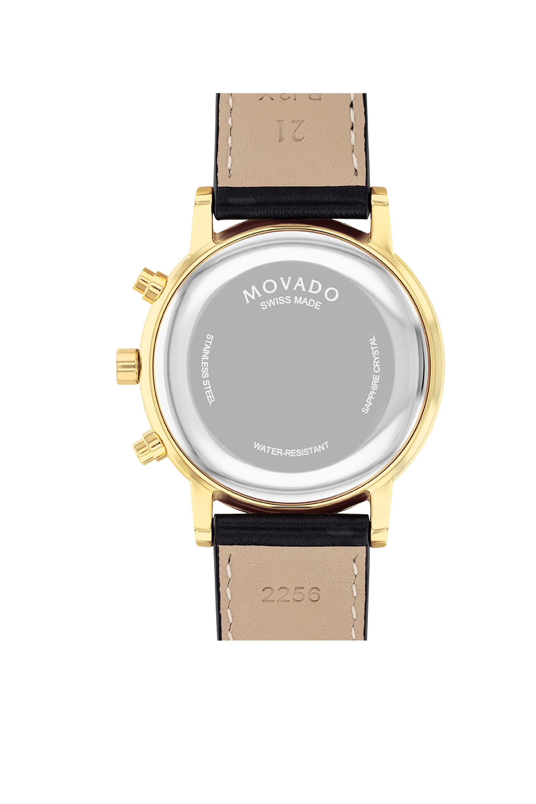 ساعة ميوزيم كرونوغراف كلاسيكية، جلد