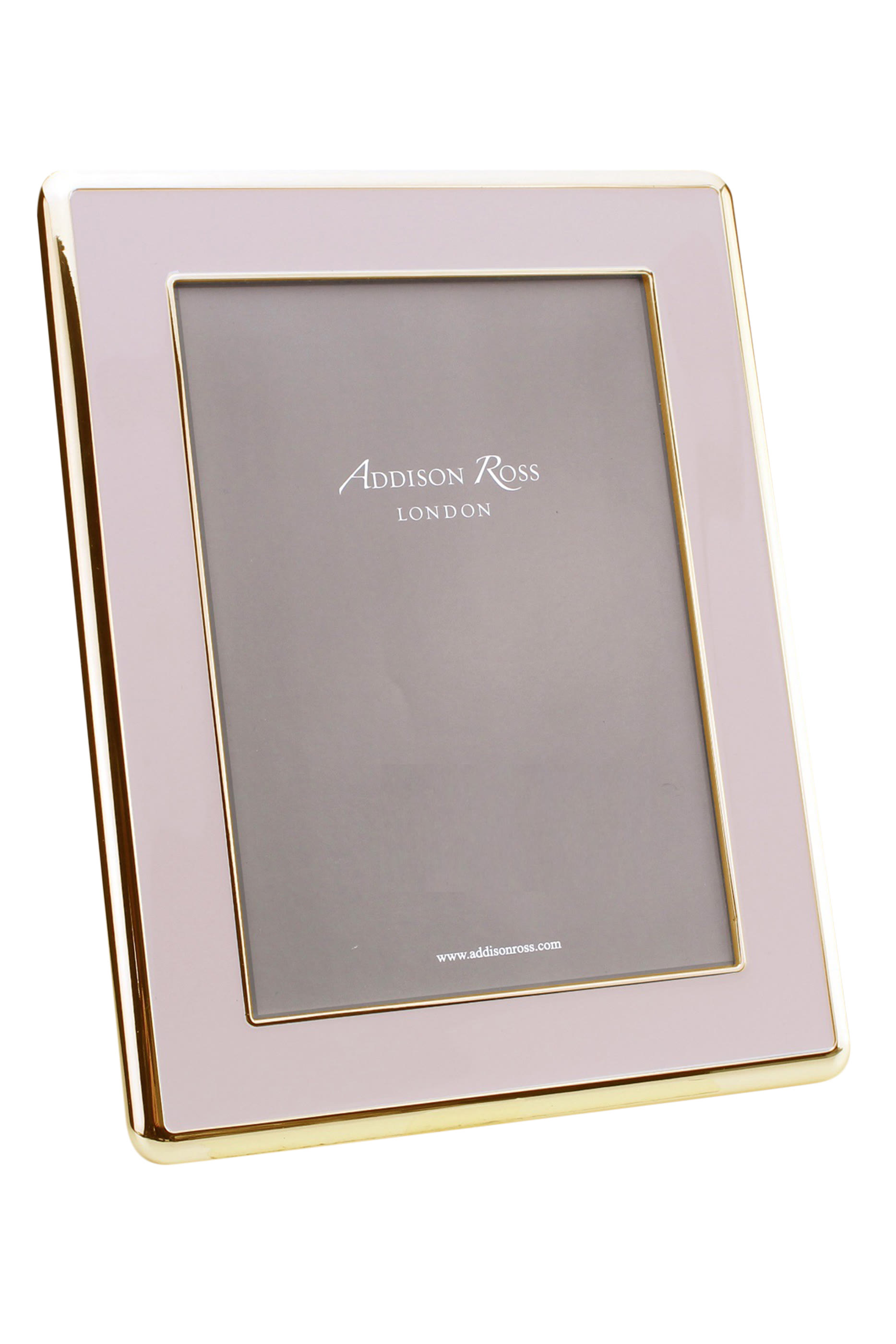 إطار صور بتصميم منحني مطلي بمينا بلون ذهبي مقاس 4&times;6