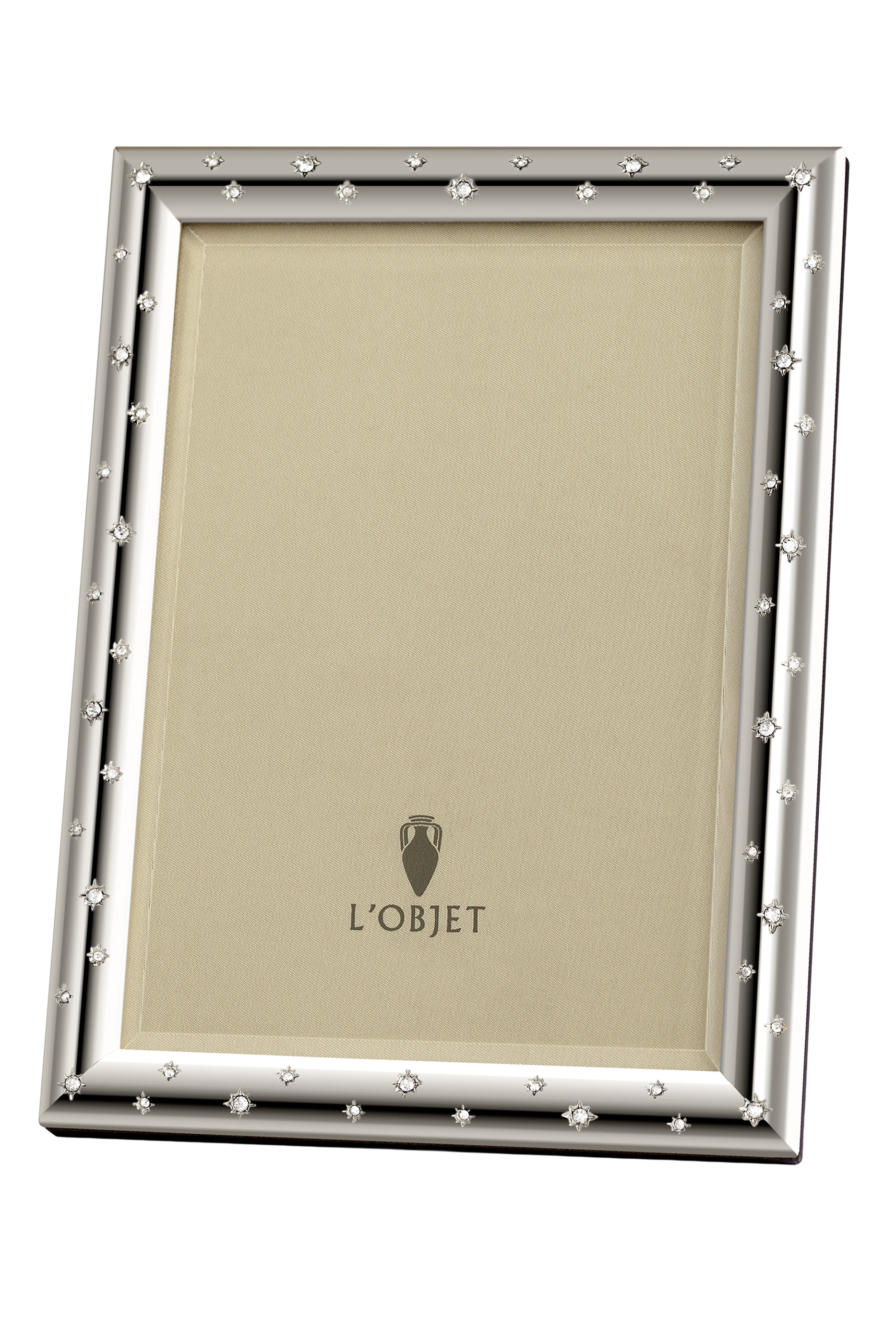 إطار صور بنقشة نجوم مرصعة بكريستال سواروفسكي مقاس 5 &times; 7 بوصة 