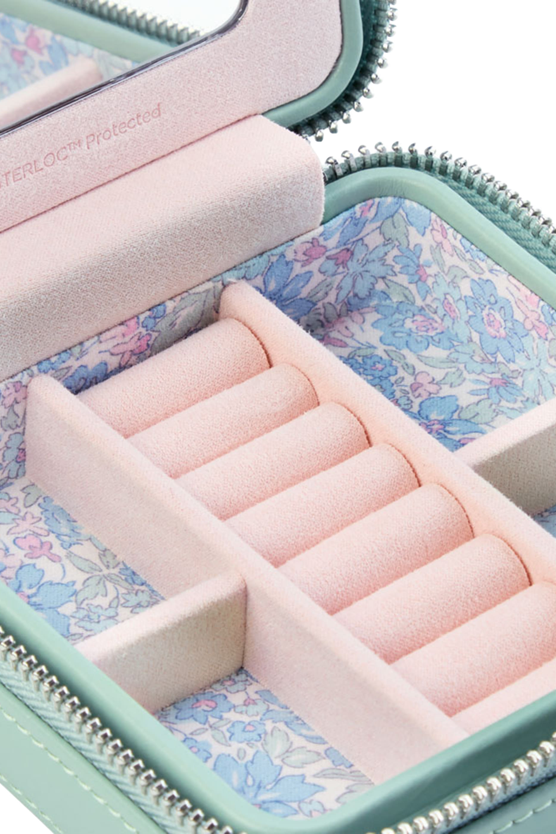 حقيبة مجوهرات ليبرتي للسفر بسحاب، صغيرة