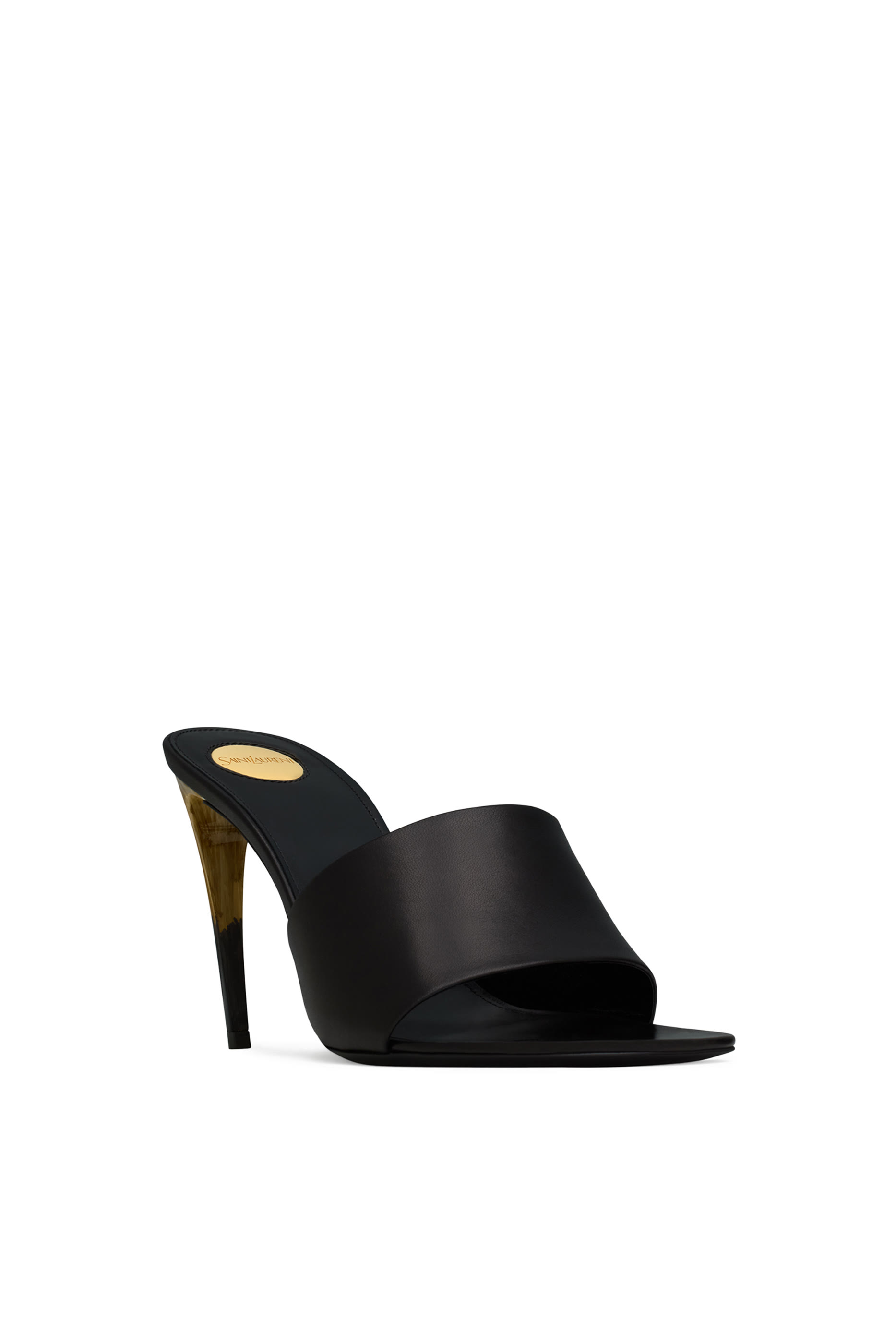 حذاء لودج 90 مفتوح من الخلف جلد ناعم