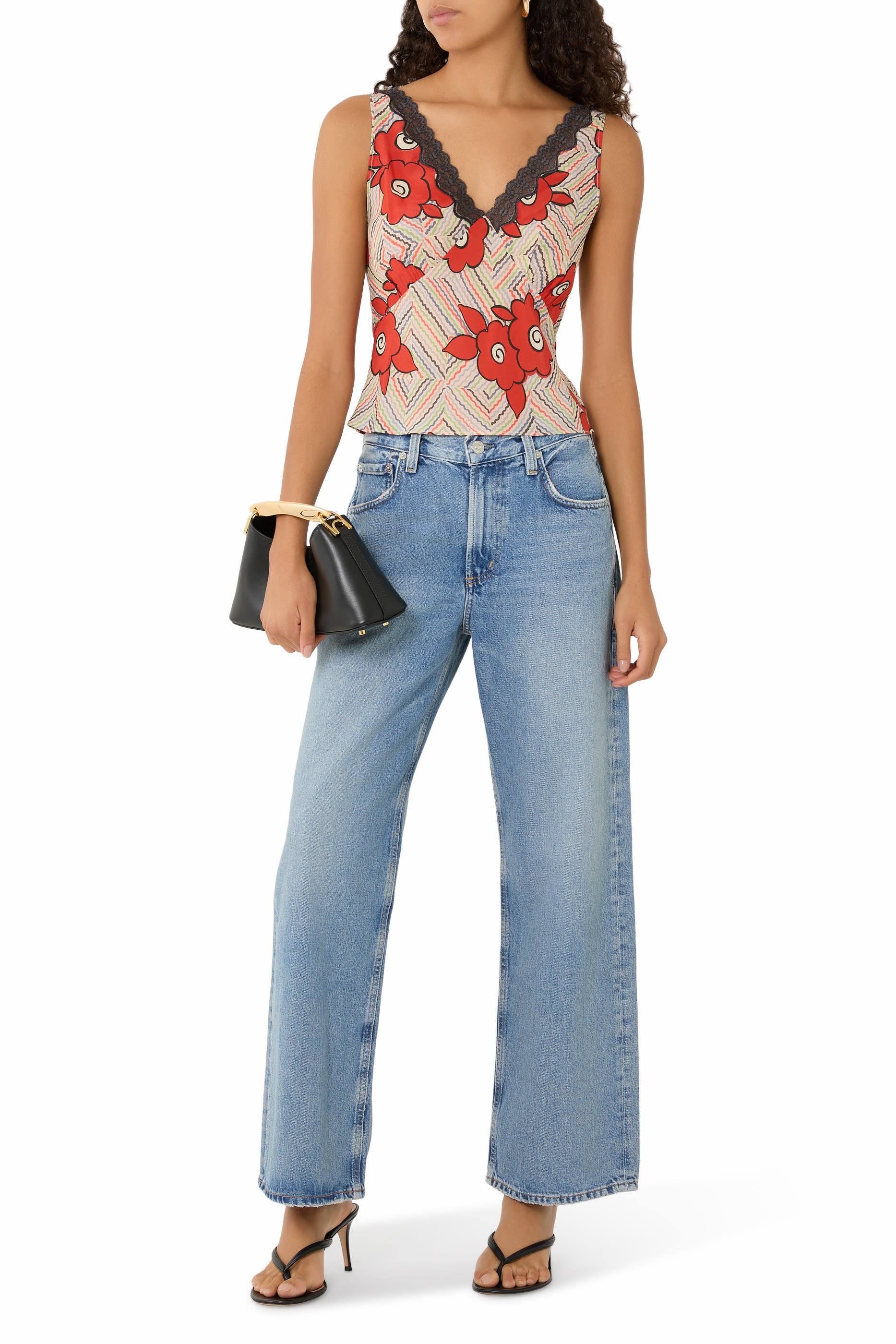 بنطال جينز ليندر إيزي بقصة مستقيمة