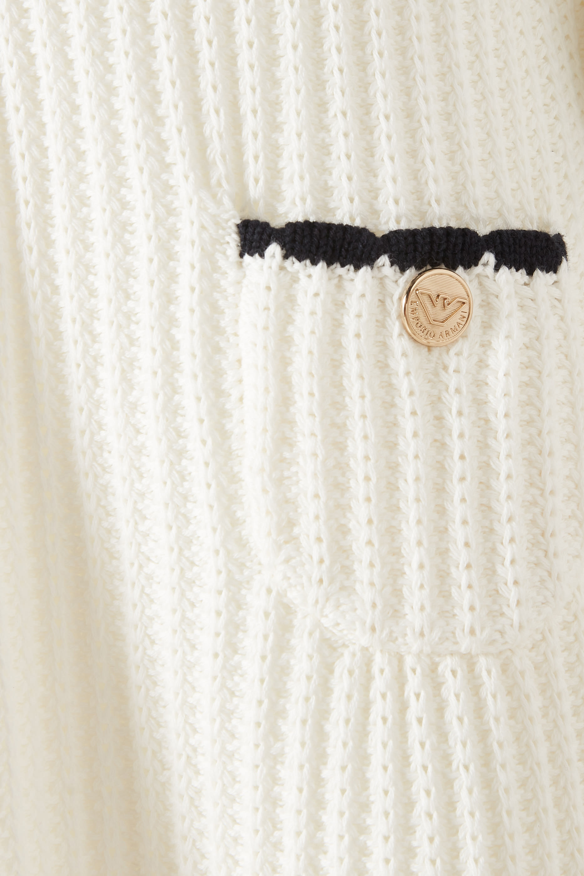 فستان بتفاصيل أزرار أمامية للأطفال