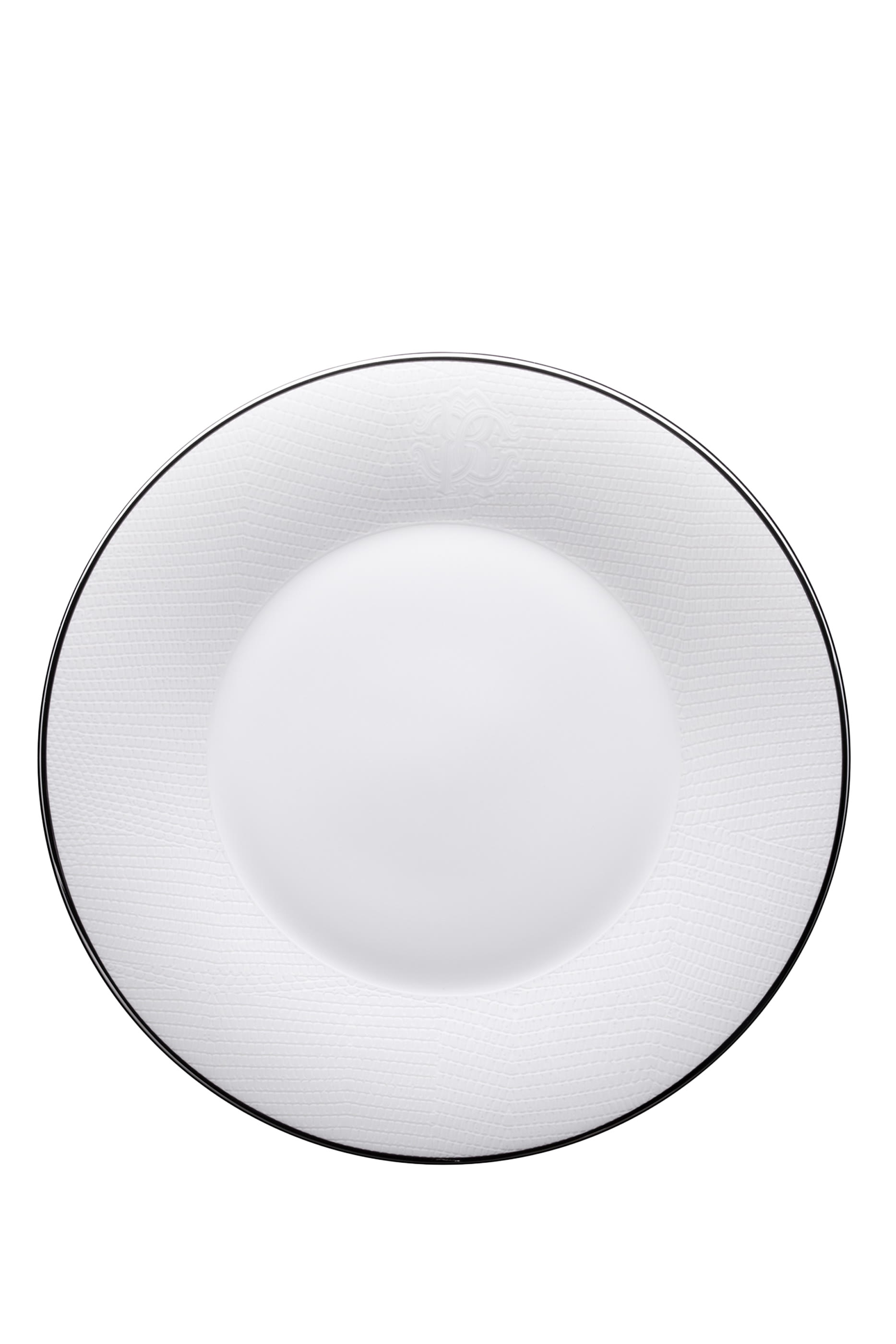 طبق تقديم دائري بنقشة جلد سحلية