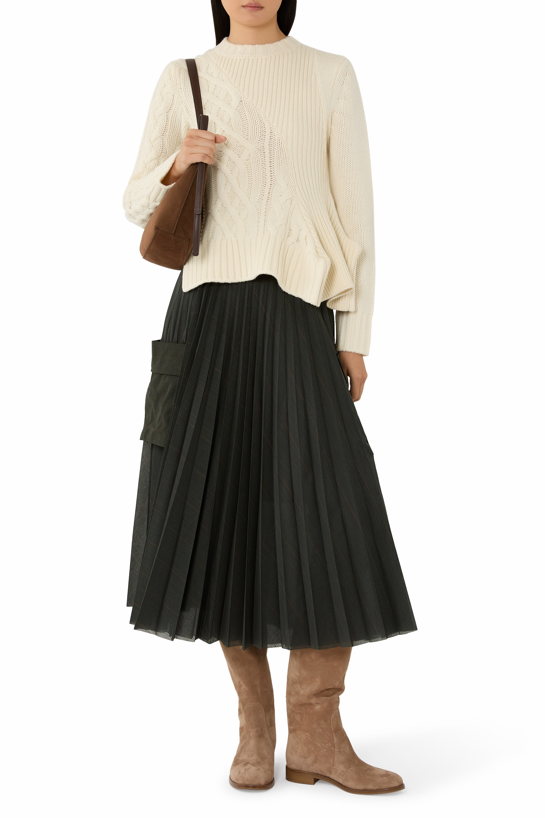 حذاء بوت زين 20 بطول الركبة شمواه