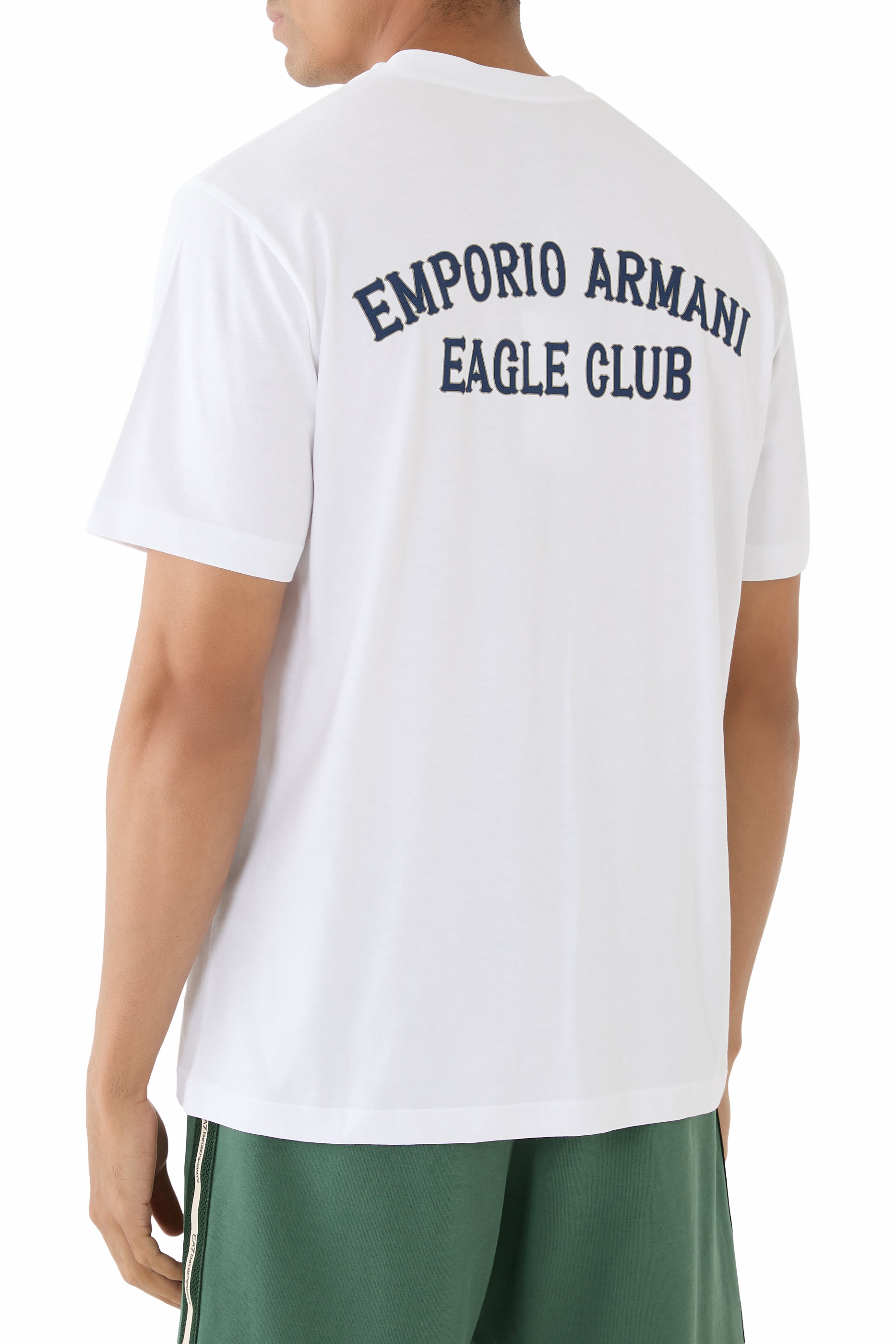 تيشيرت بشعار الماركة قطن