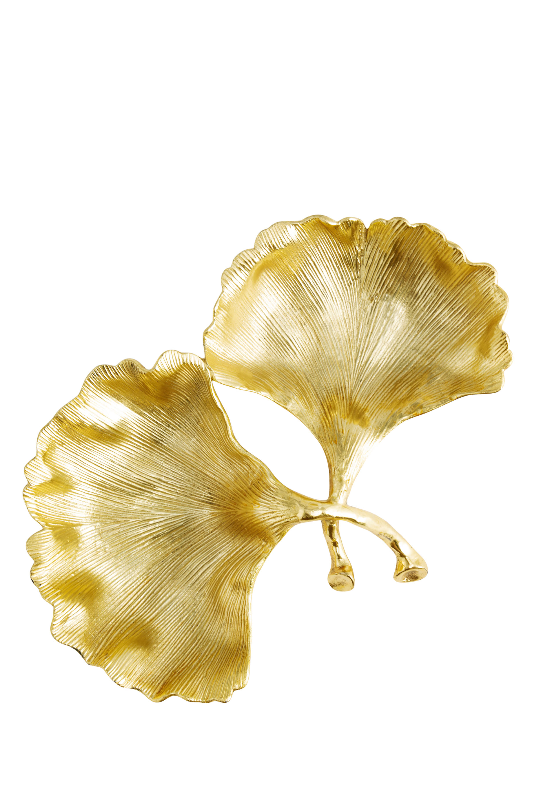 طبق نيو ليفز بقسمين بتصميم أوراق جنكة