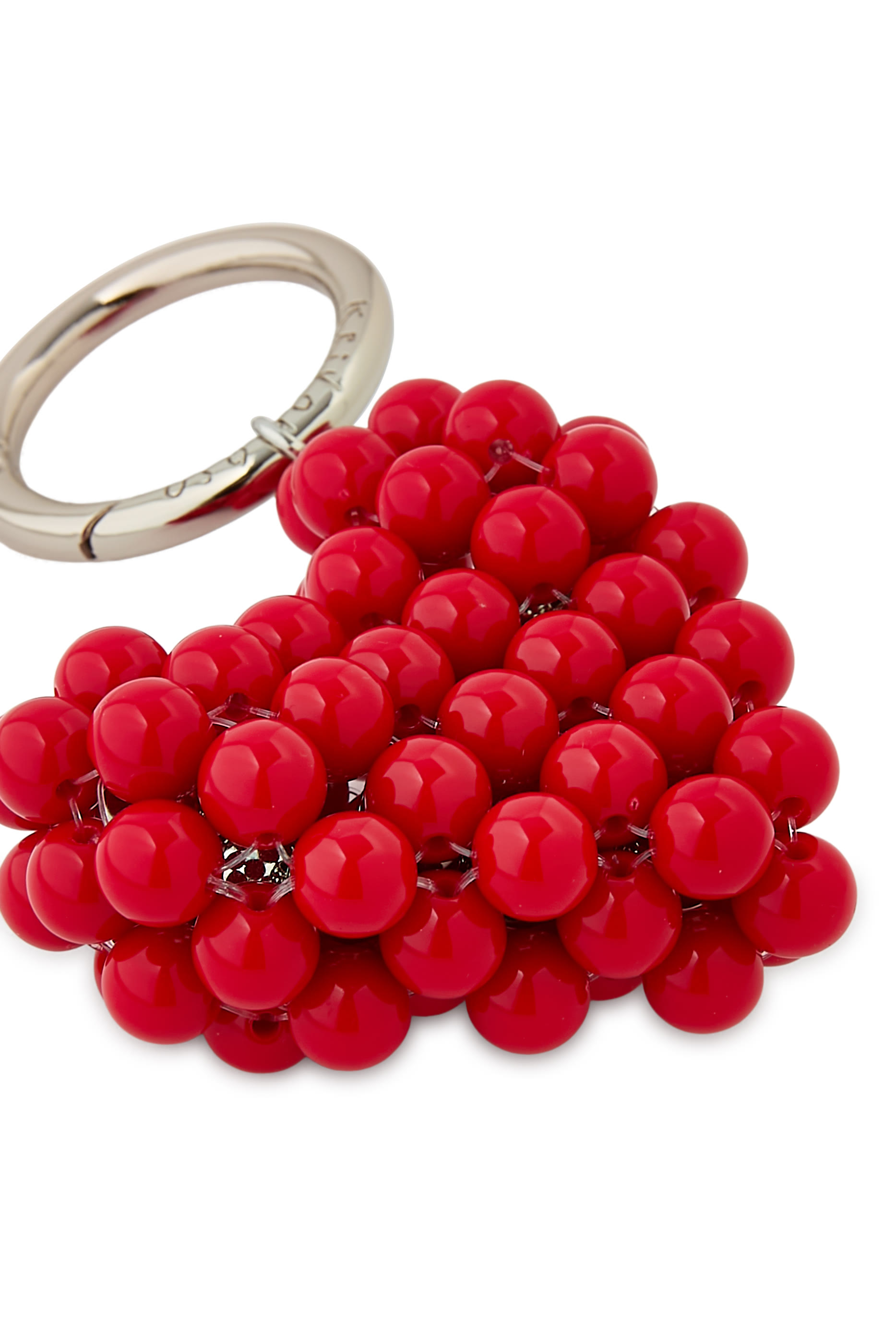 حلية حقيبة متوسطة بتصميم قلب