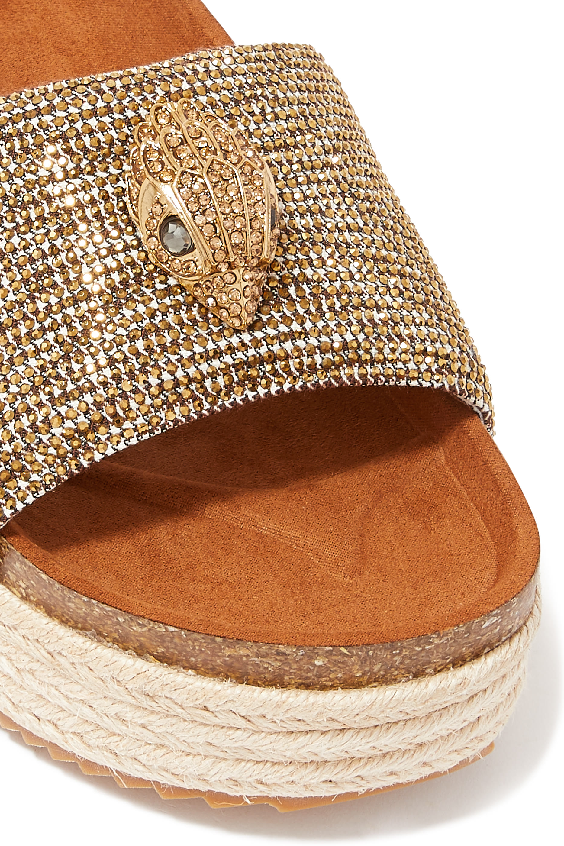 حذاء إسبادريل كنسينغتون 40 بكعب سميك مسطح