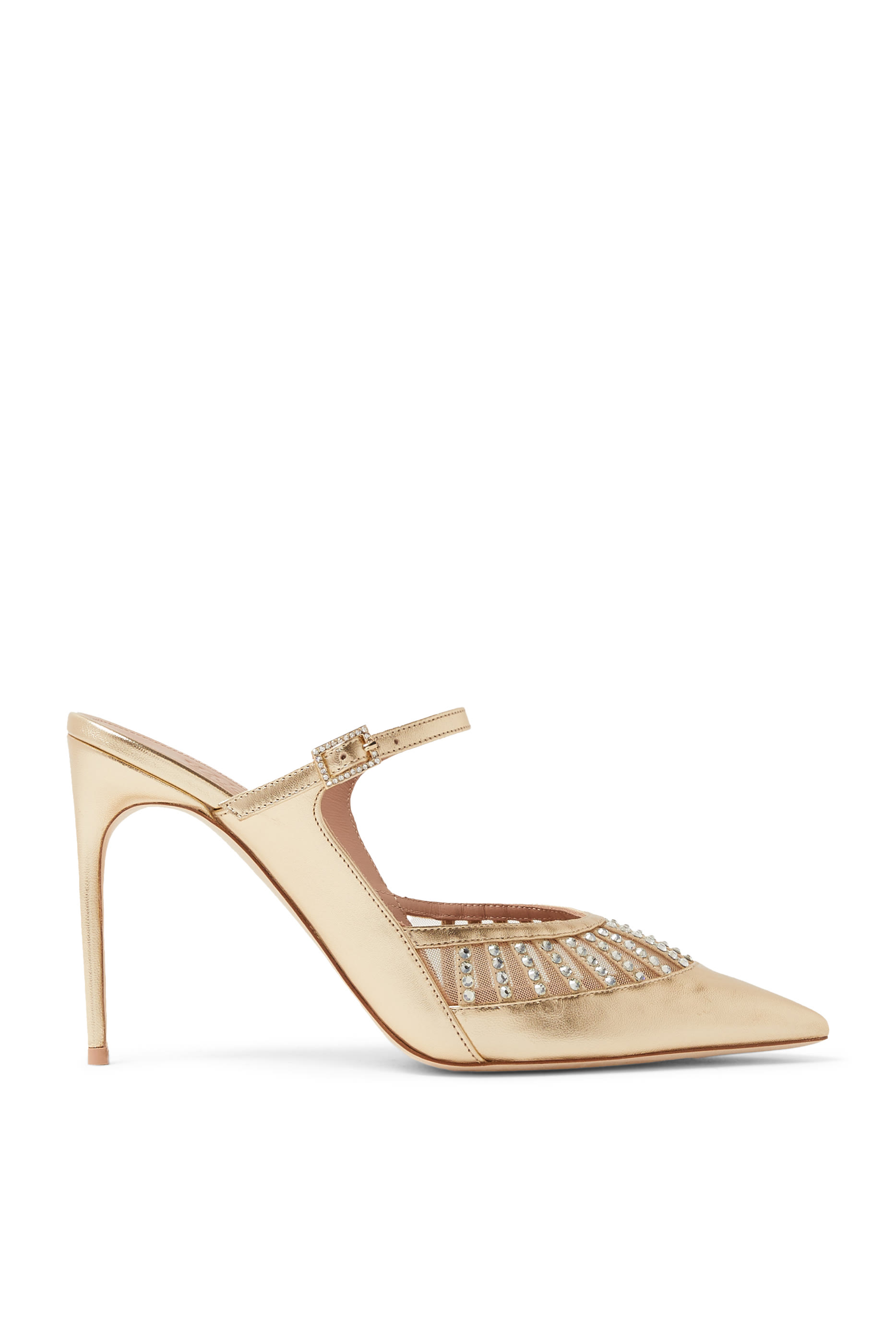 حذاء باردوت 90 مفتوح من الخلف جلد