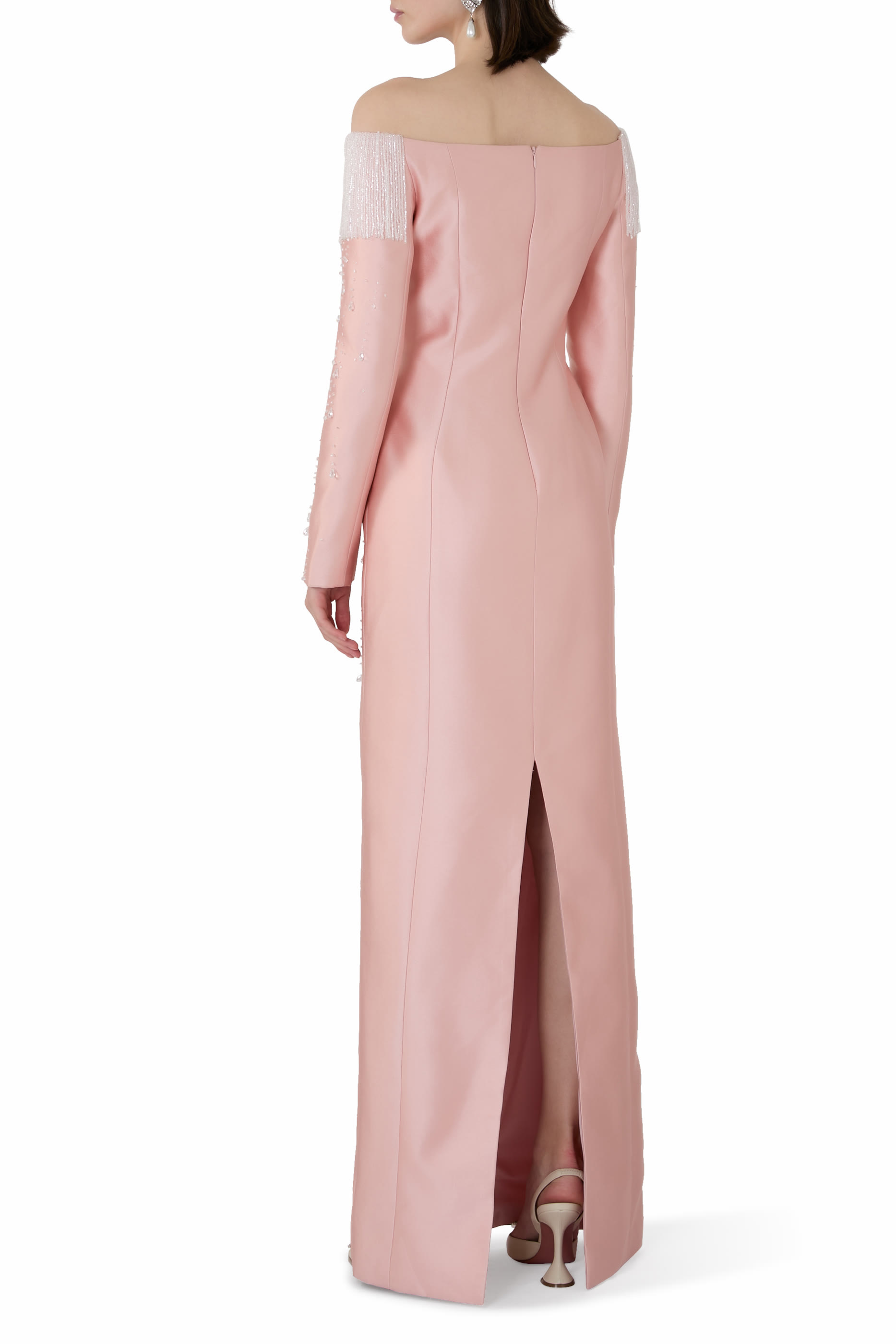 فستان سهرة تاليا رويال تافتا مطرز