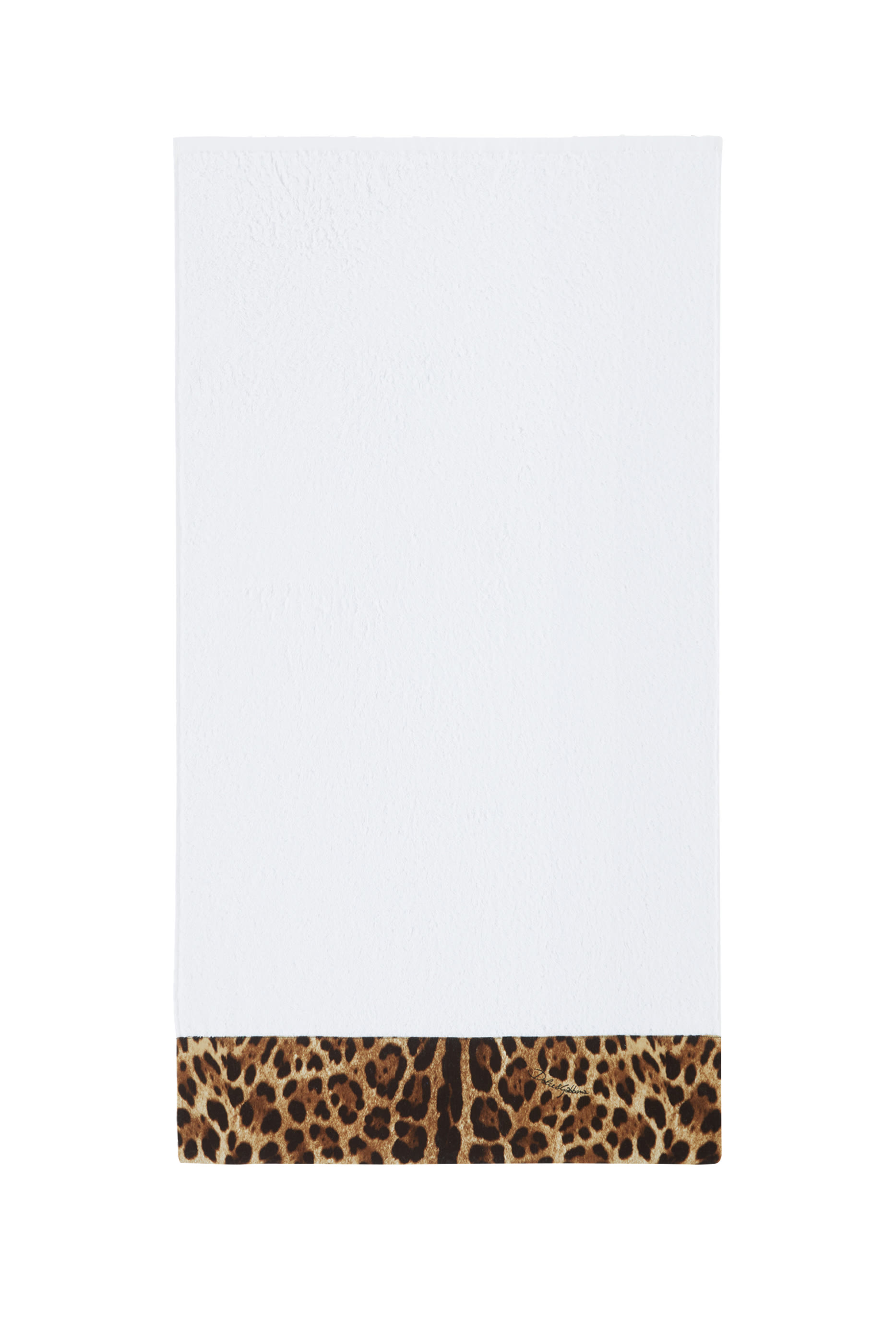 طقم مناشف بنقشة جلد الفهد قطن تيري،  5 قطع