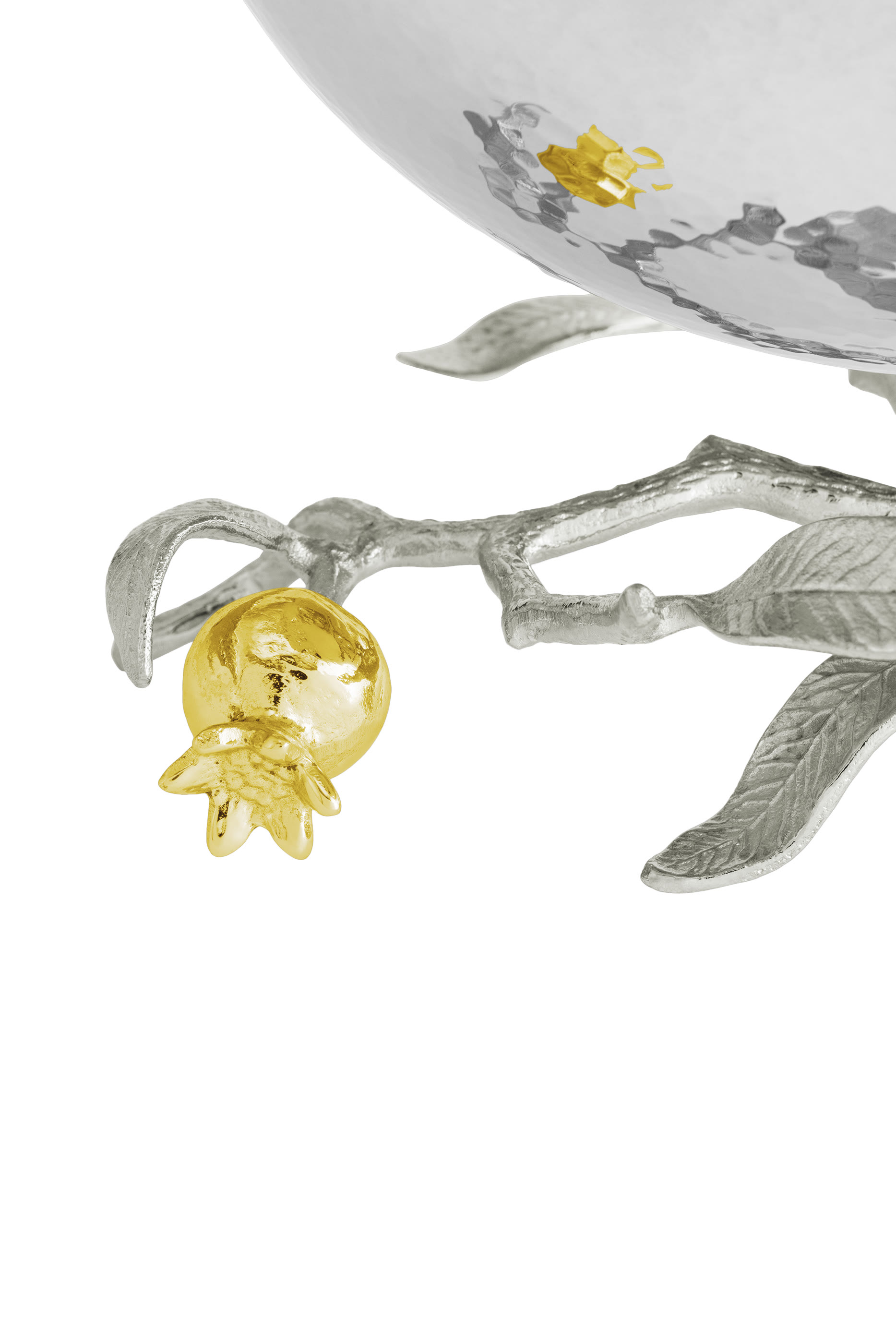 وعاء بوموغرانت صغير ذهب وفضة