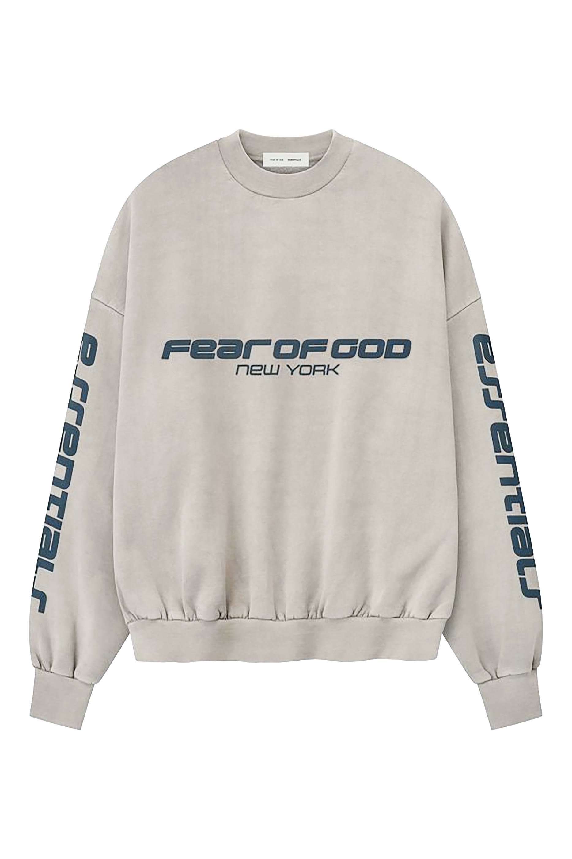 سويت شيرت بقصة قصيرة صوف ثقيل الوزن