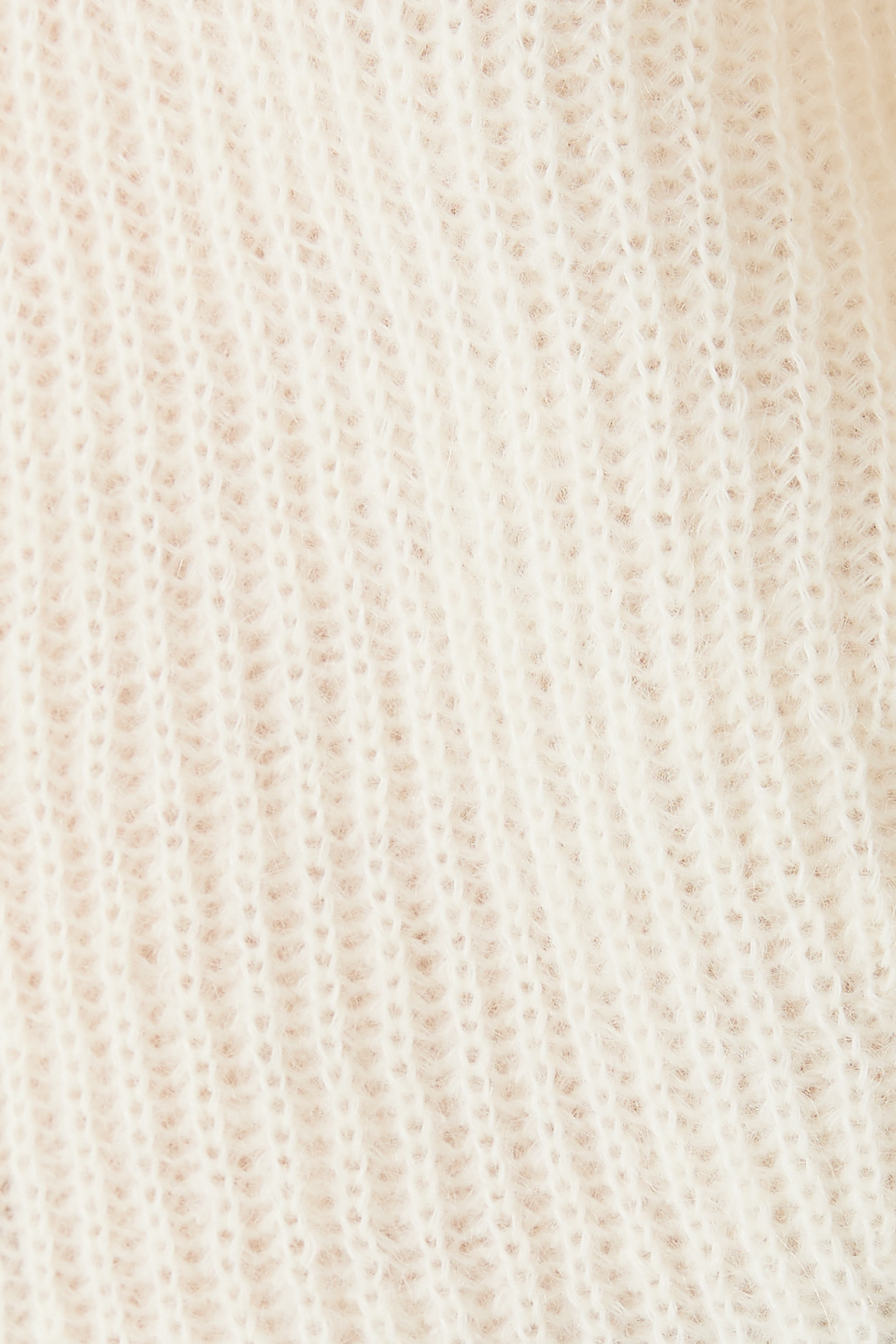 كنزة مزيج نسيج موهير مضلع