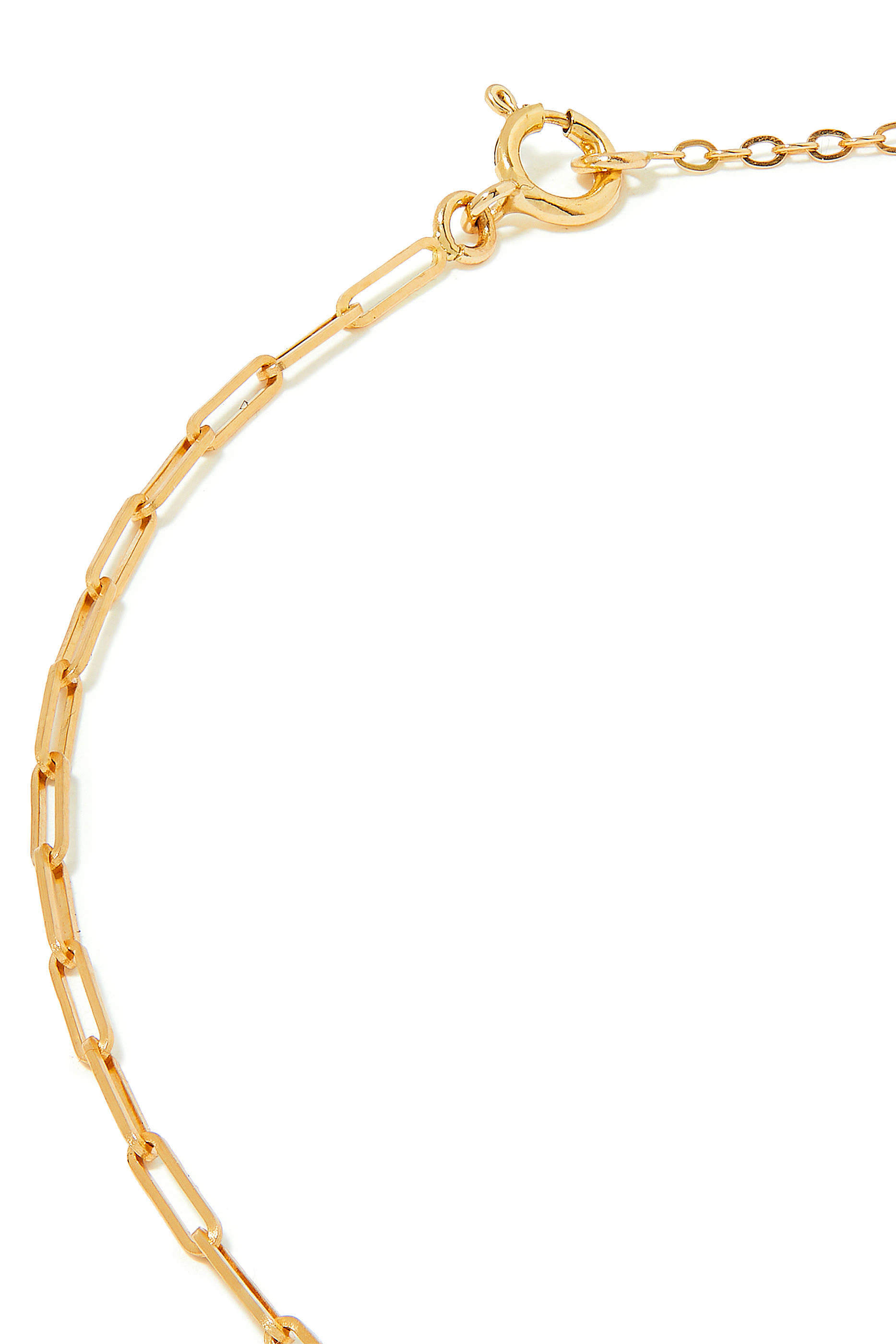 سوار سوليتير مرصع بالزمرد ذهب أصفر عيار 18