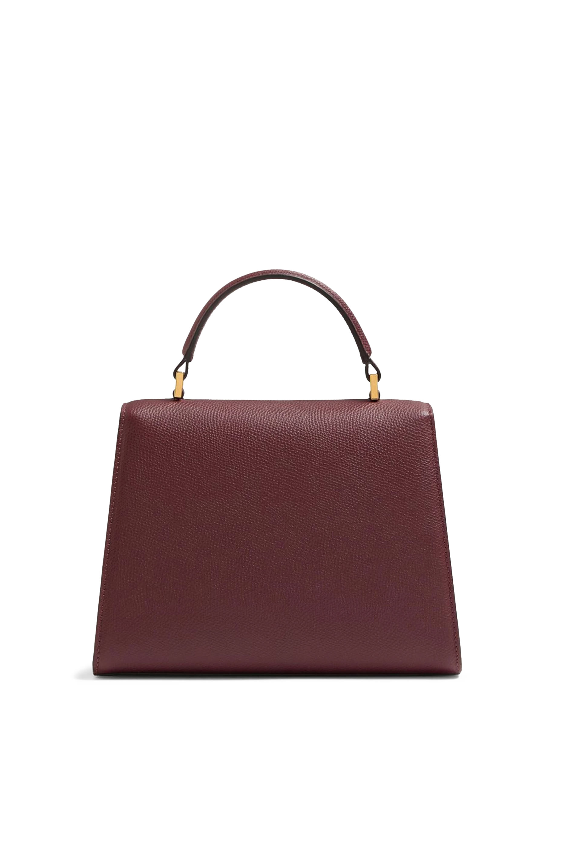 حقيبة يد صغيرة بحلية شعار الماركة المرصعة بأحجار