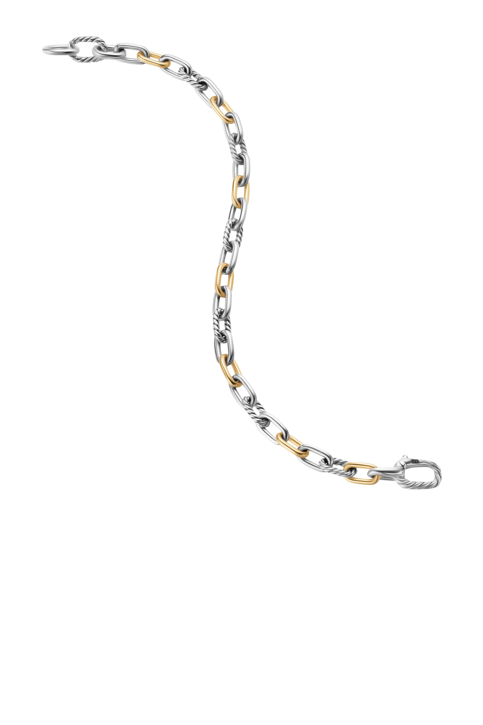 DY Madison&reg; Chain Bracelet, 18k Yellow Gold & Sterling Silver