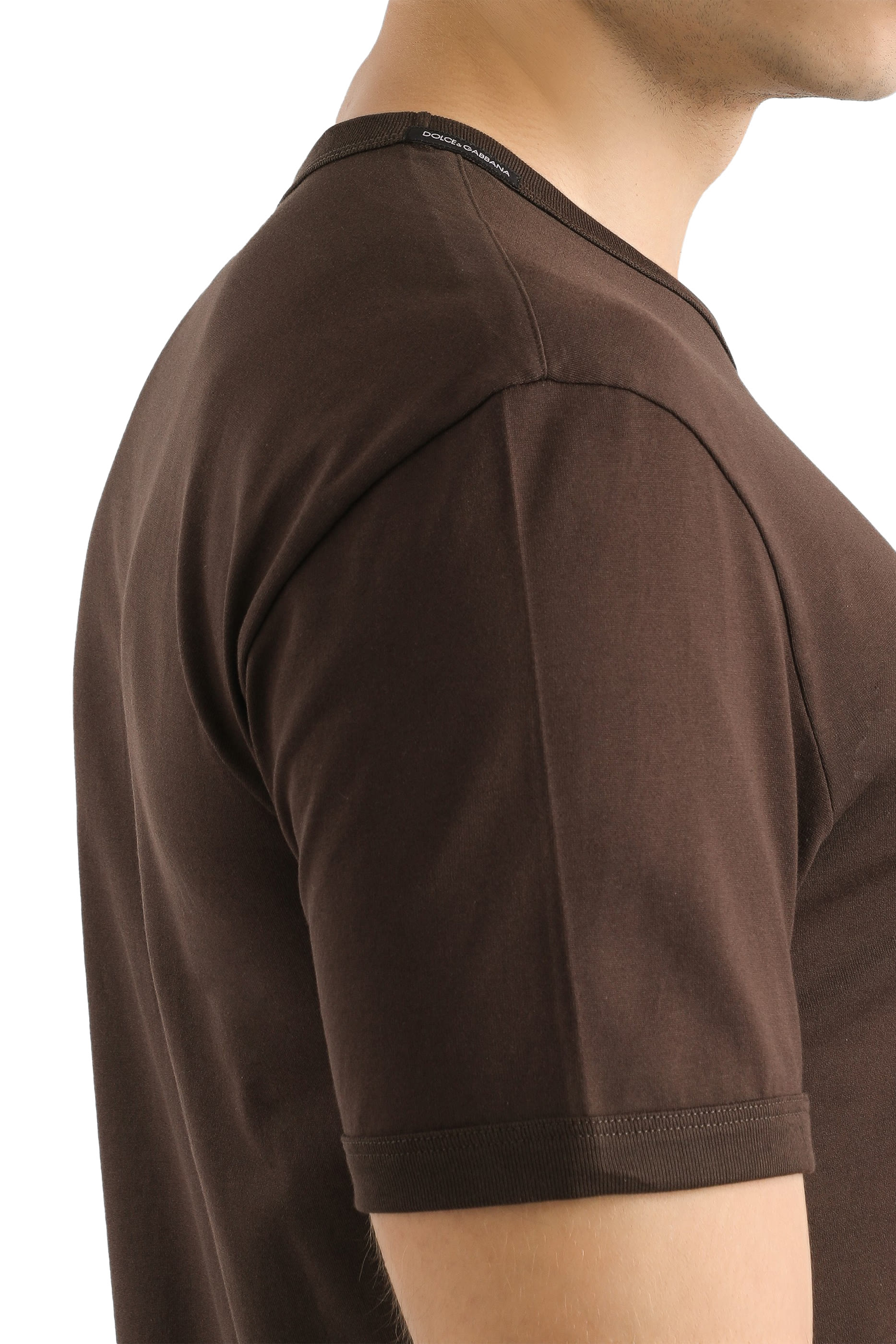 تيشيرت برقعة بشعار الماركة بتصميم دروع الفروسية قطن