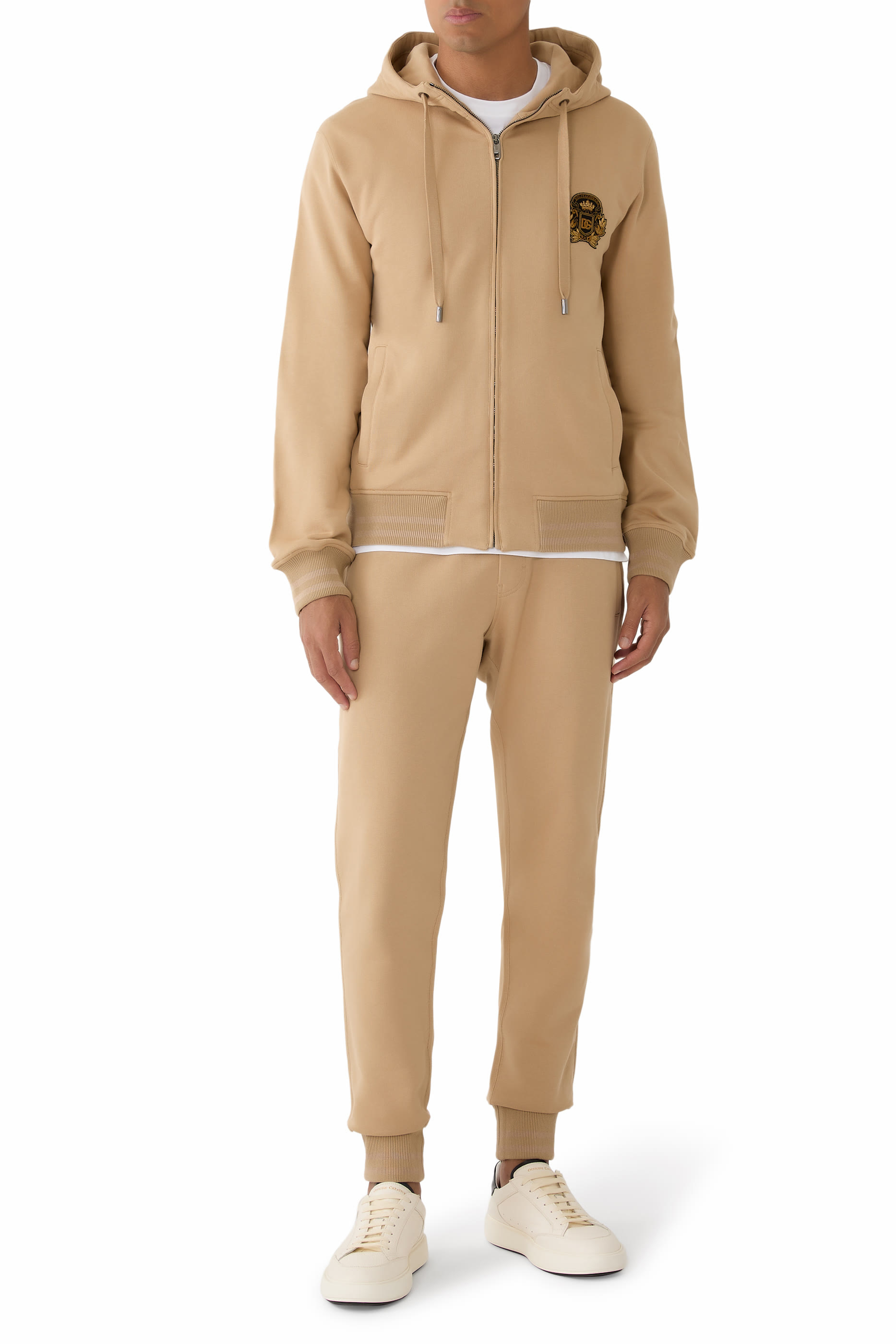 بنطال رياضي بشعار الماركة قطن صوف