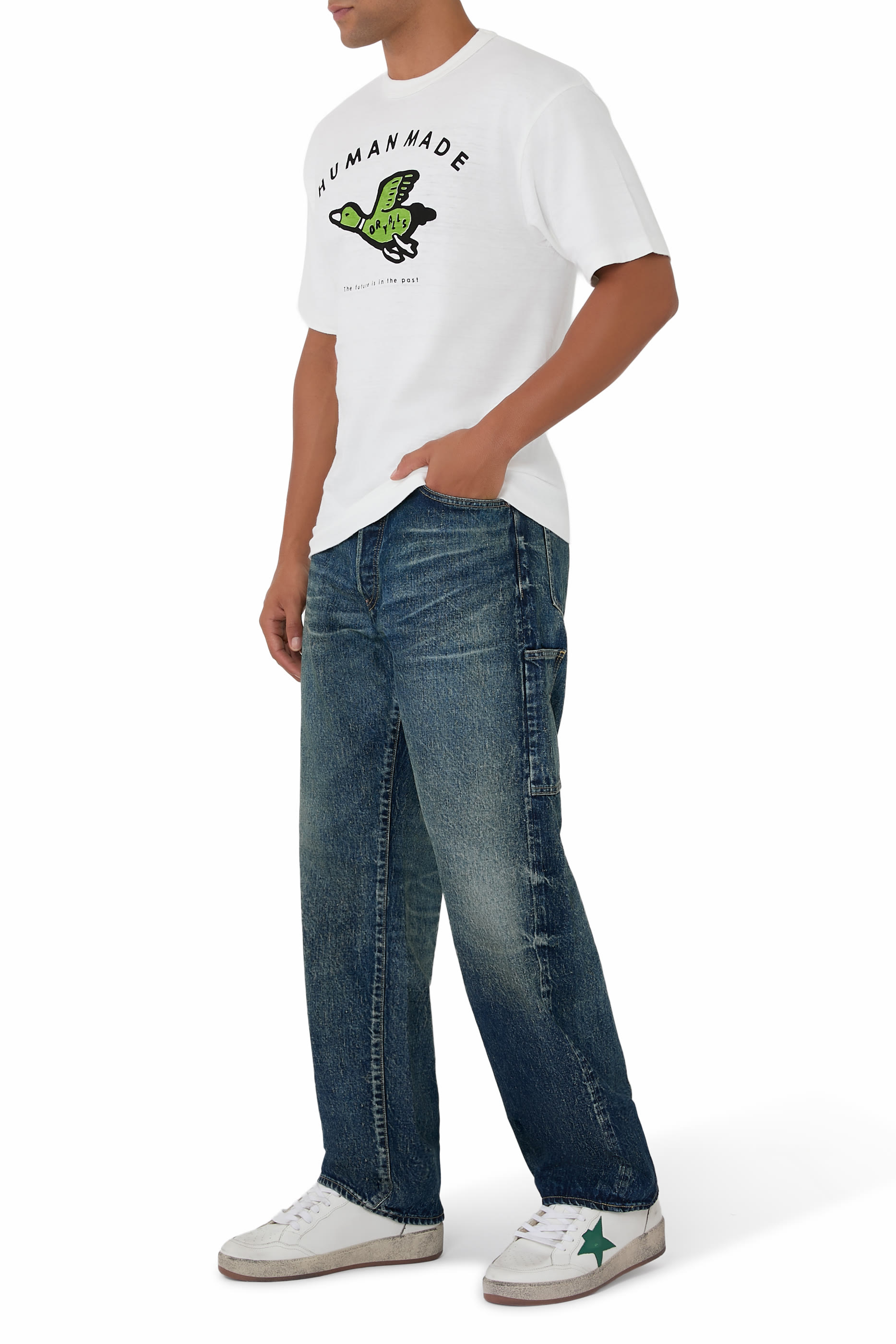 سنيكرز بول ستار برقعة نجمة جلد وتفصيل كعب جلد لامع للرجال