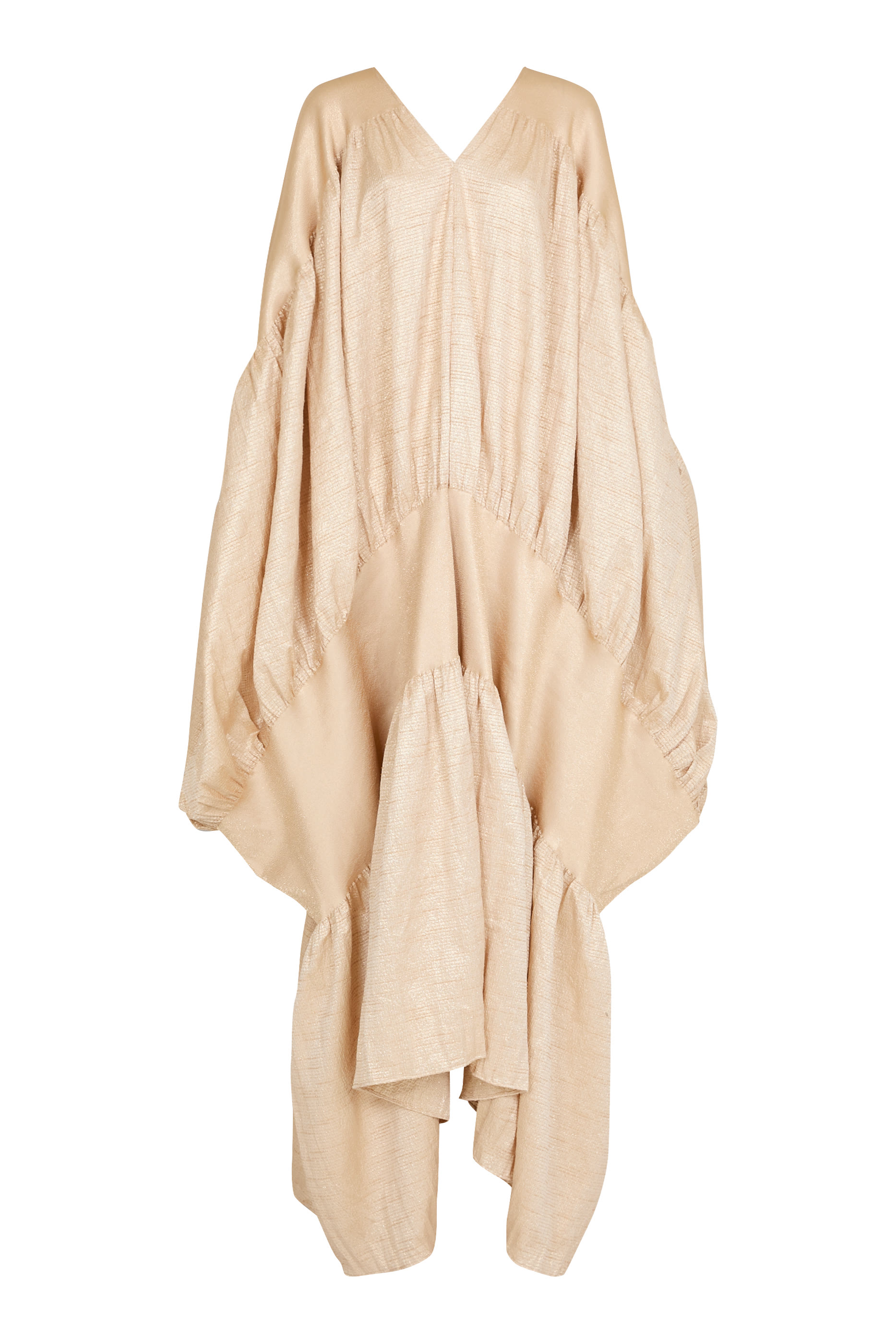 قفطان منسوج بياقة V