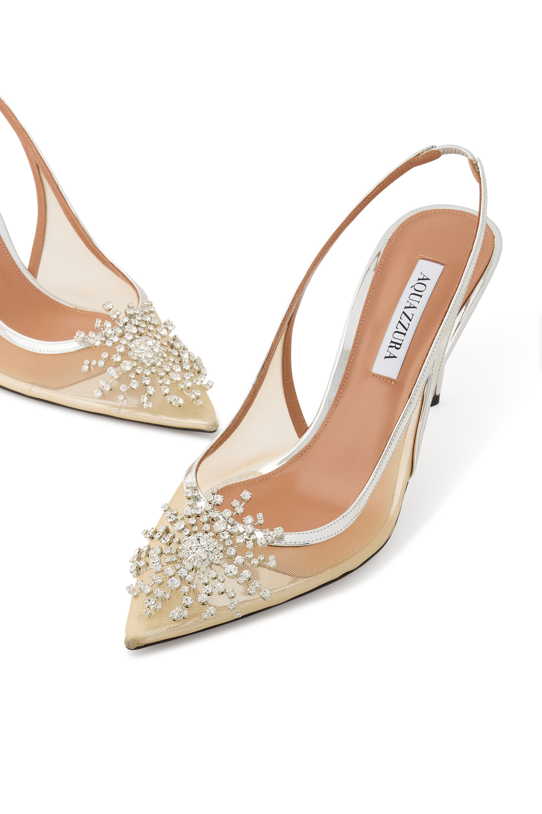 حذاء كلاسيك 85 بسير خلفي مرصع بالكريستال على شكل ألعاب نارية