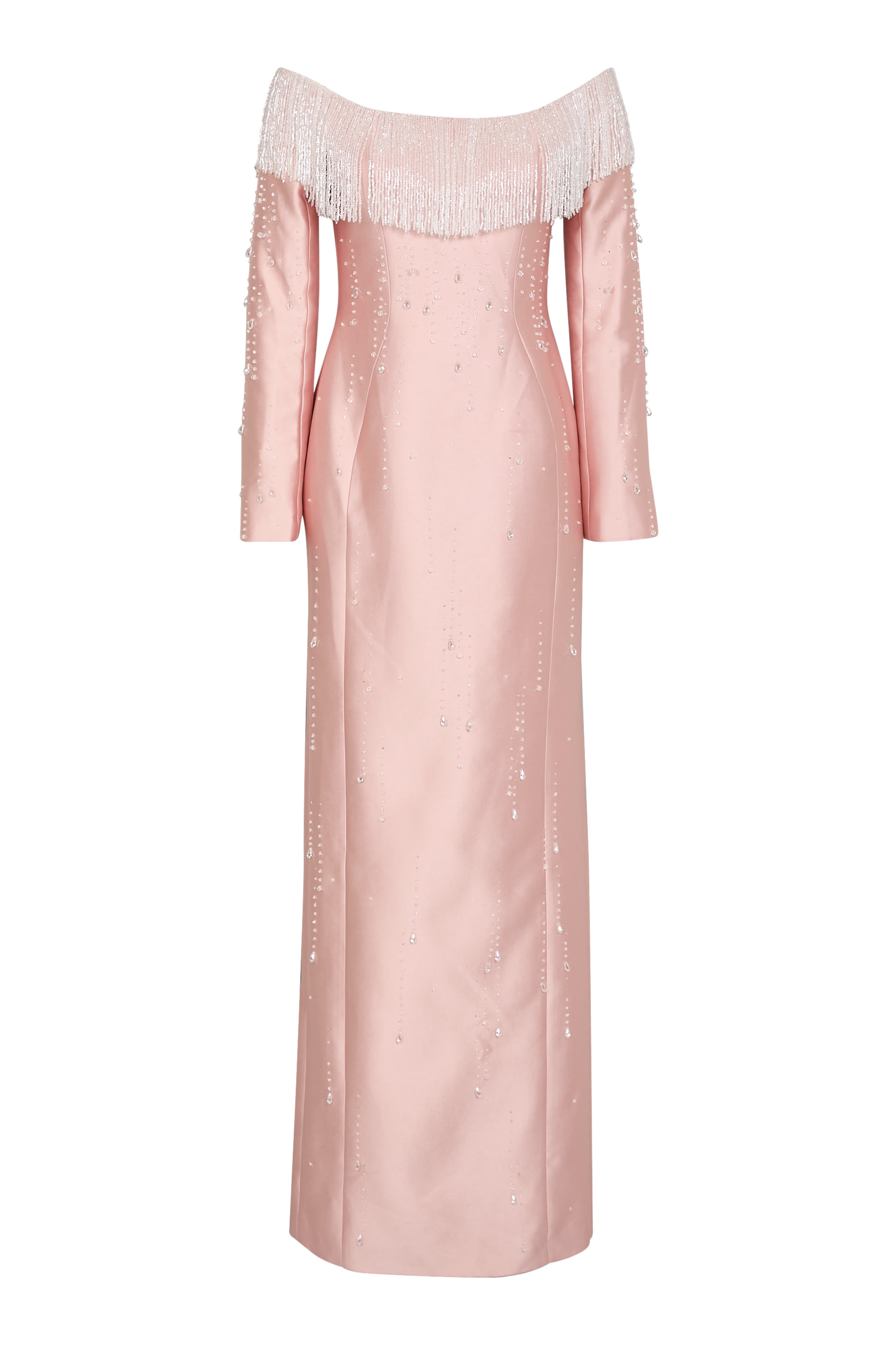 فستان سهرة تاليا رويال تافتا مطرز