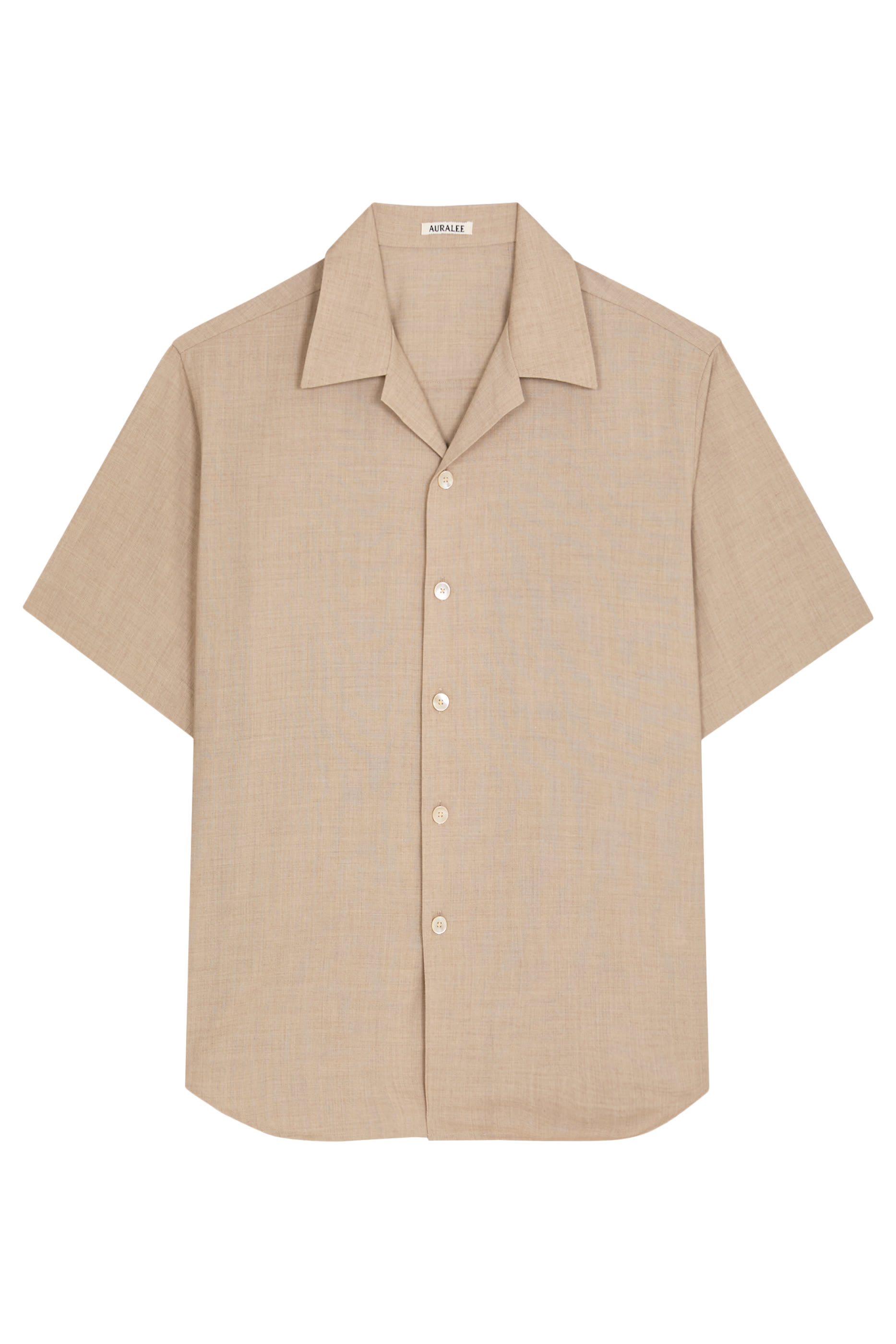 قميص صيفي بورا بأكمام قصيرة ألياف كشمير ملفوفة