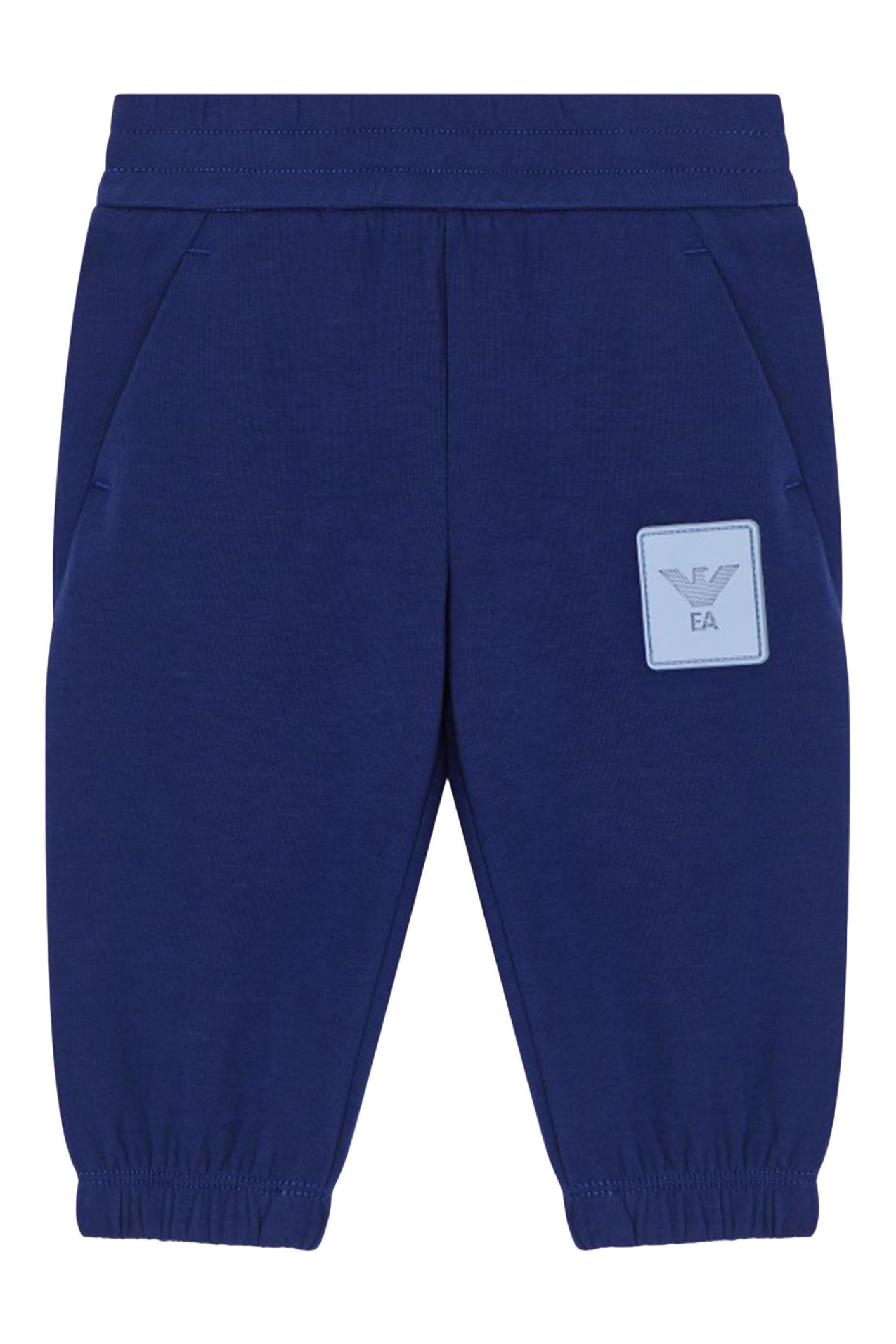 بنطال رياضي برقعة بشعار الماركة للأطفال