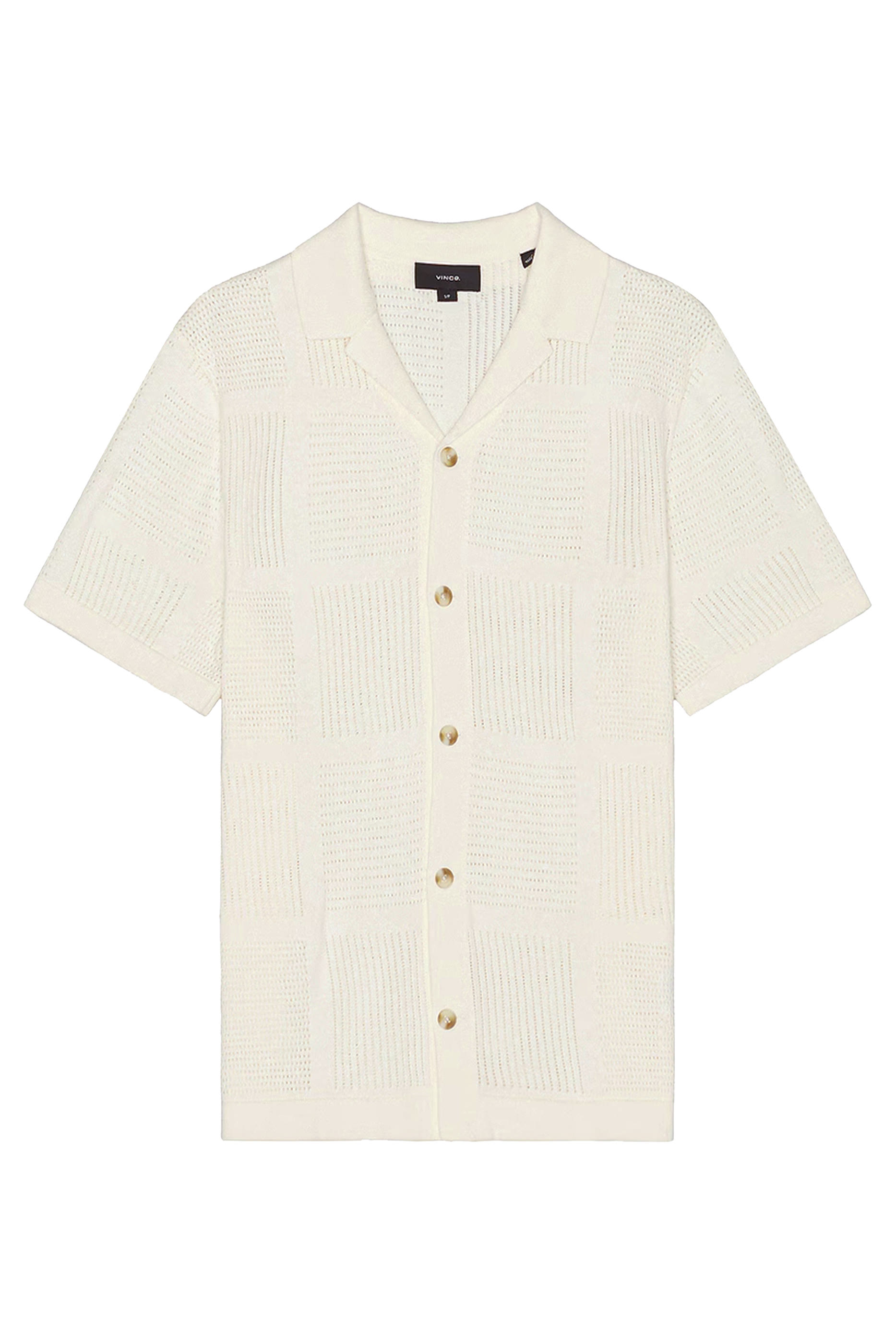 قميص بأكمام قصيرة برقعة بونتيل