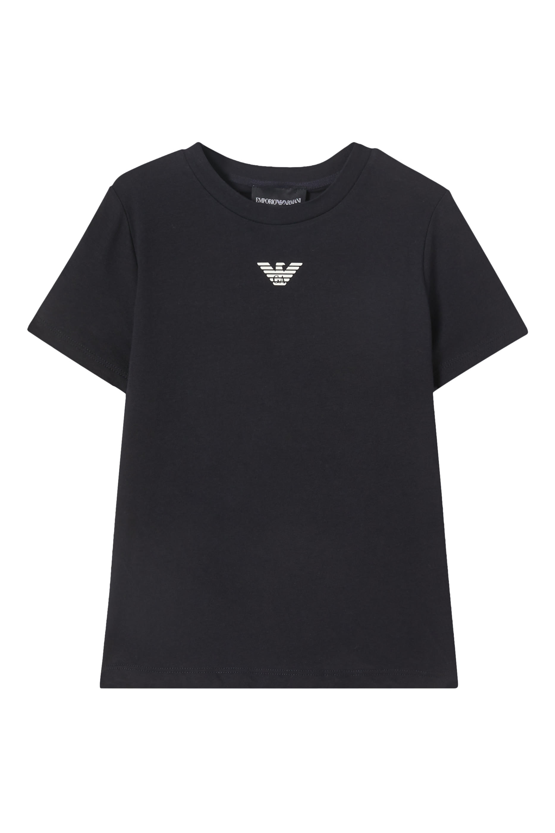 تيشيرت بطبعة شعار الماركة للأطفال