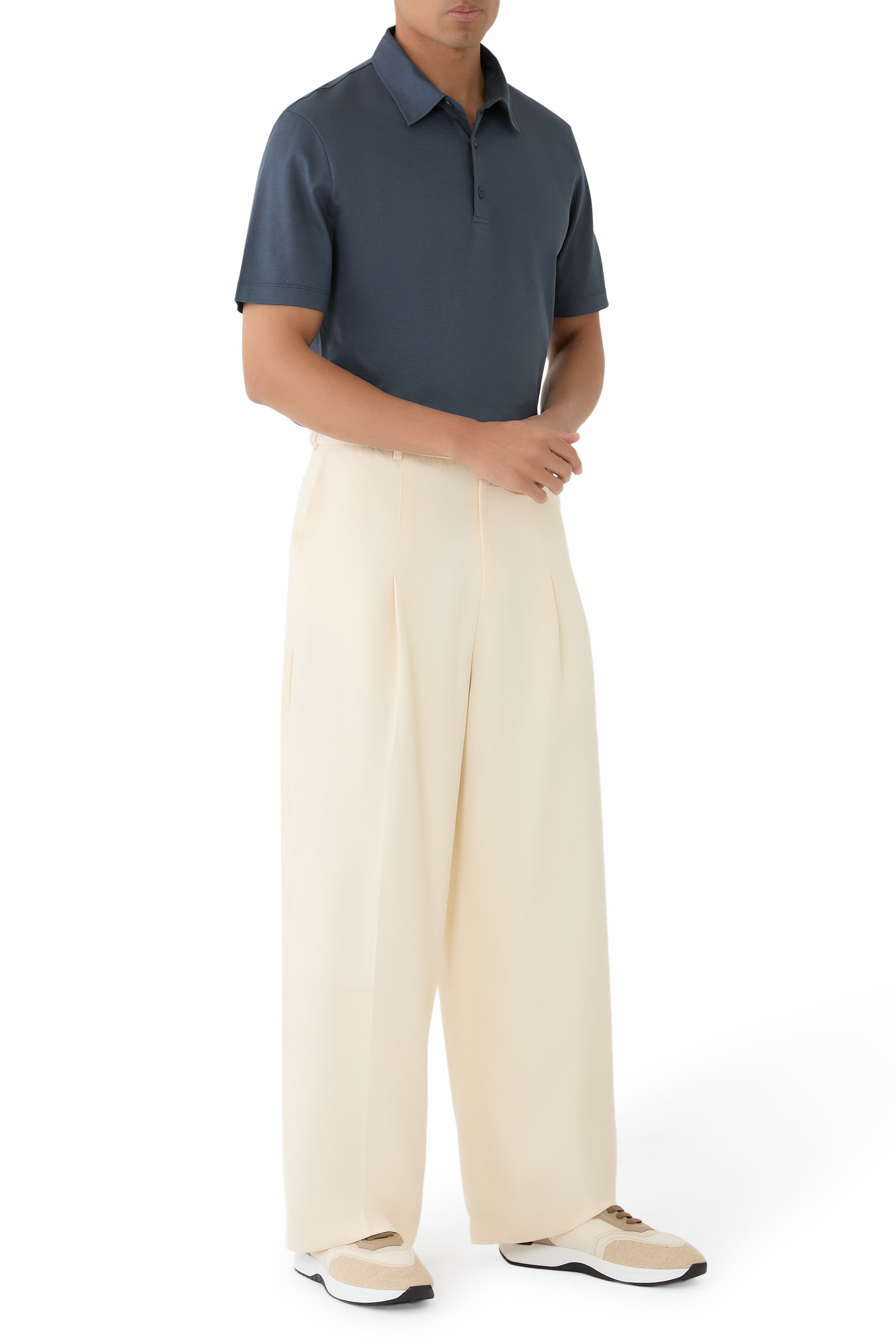 سنيكرز كشمير وصوف منسوج