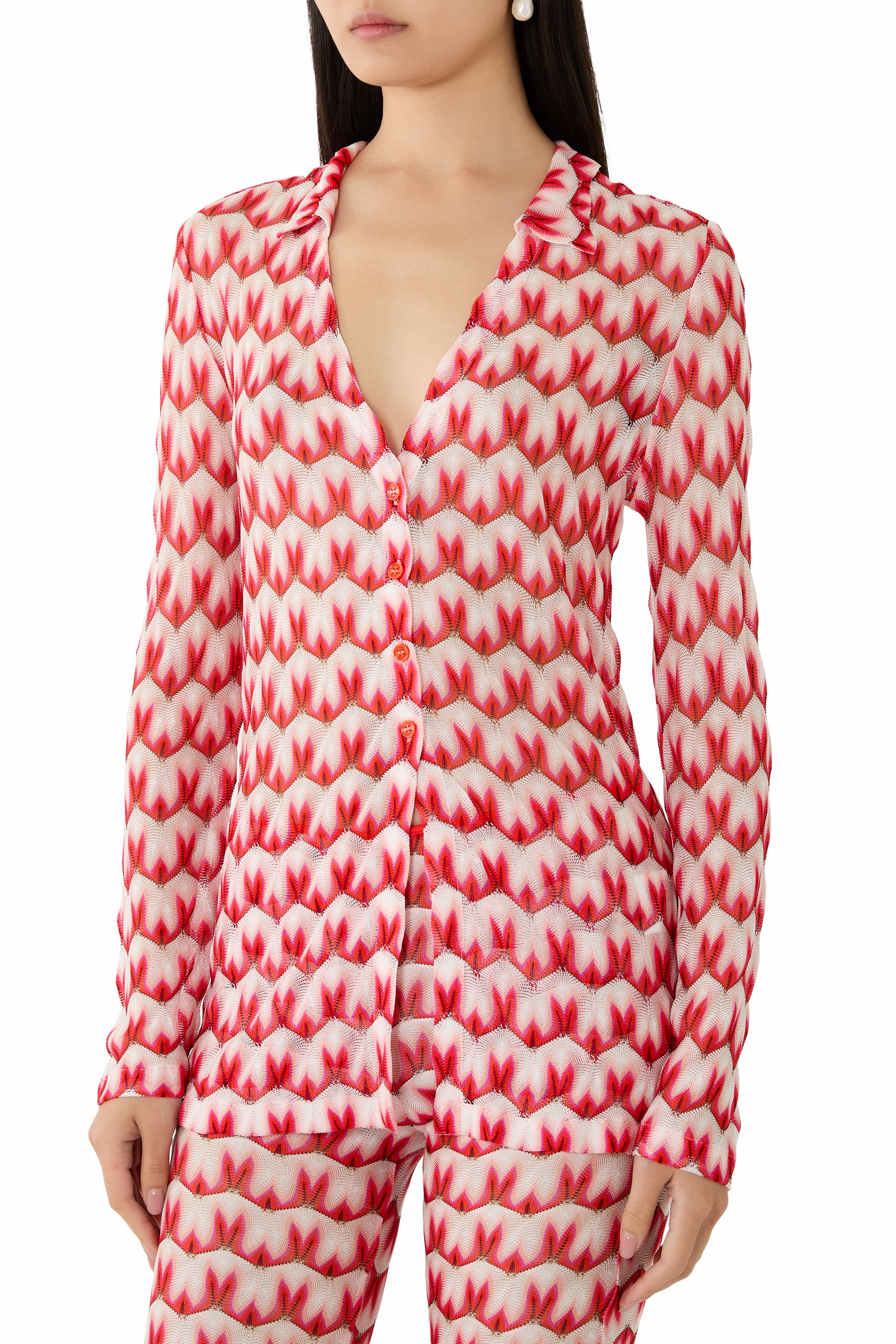 بلوزة ماريه بنقشة أزهار راشيل دانتيل