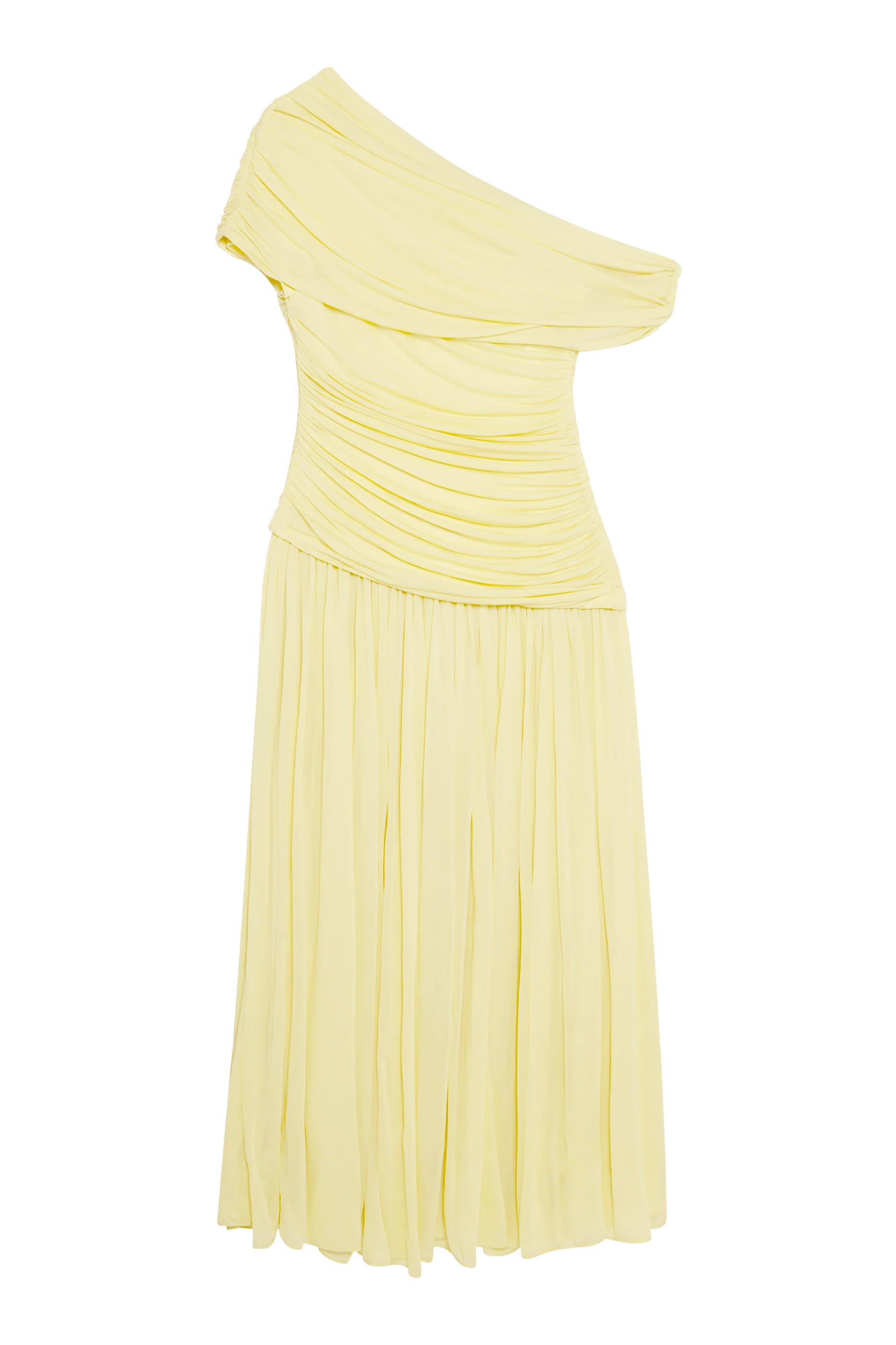 فستان ريانون متوسط الطول جيرسيه