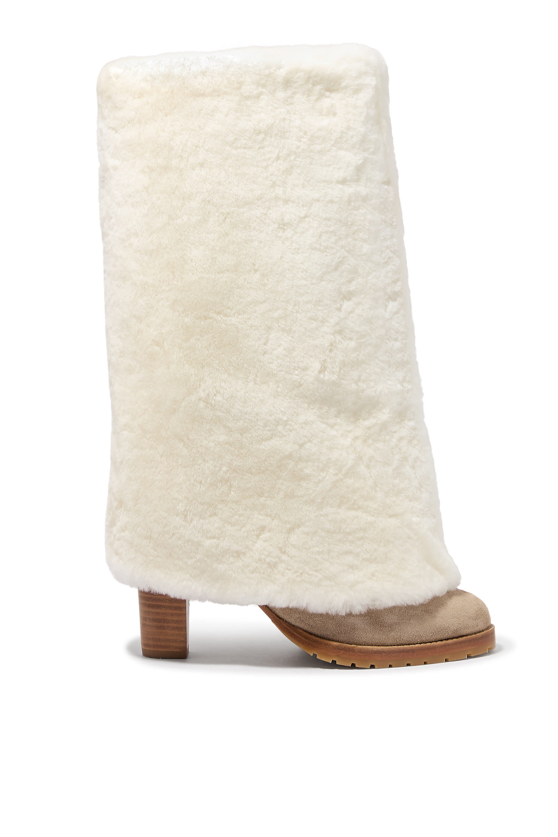 بوت 85 بكعب جلد حمل ميرينو