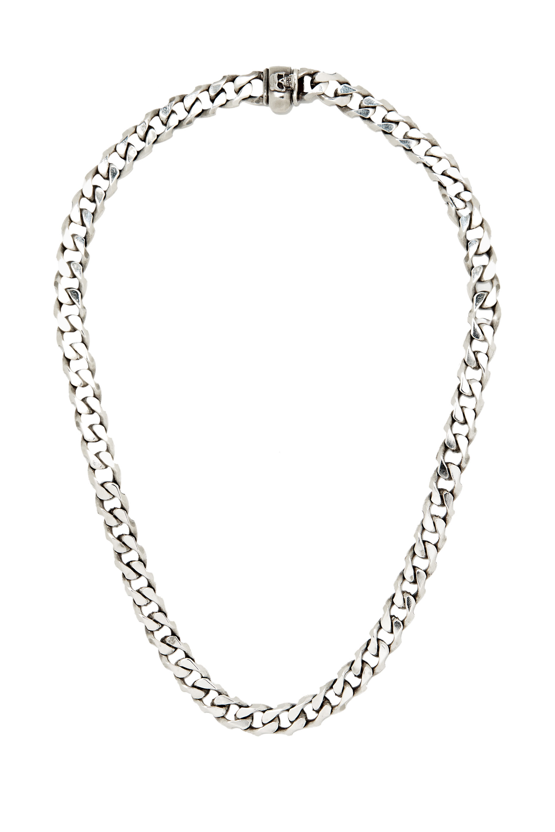 قلادة سميكة بمشبك بجمجمة