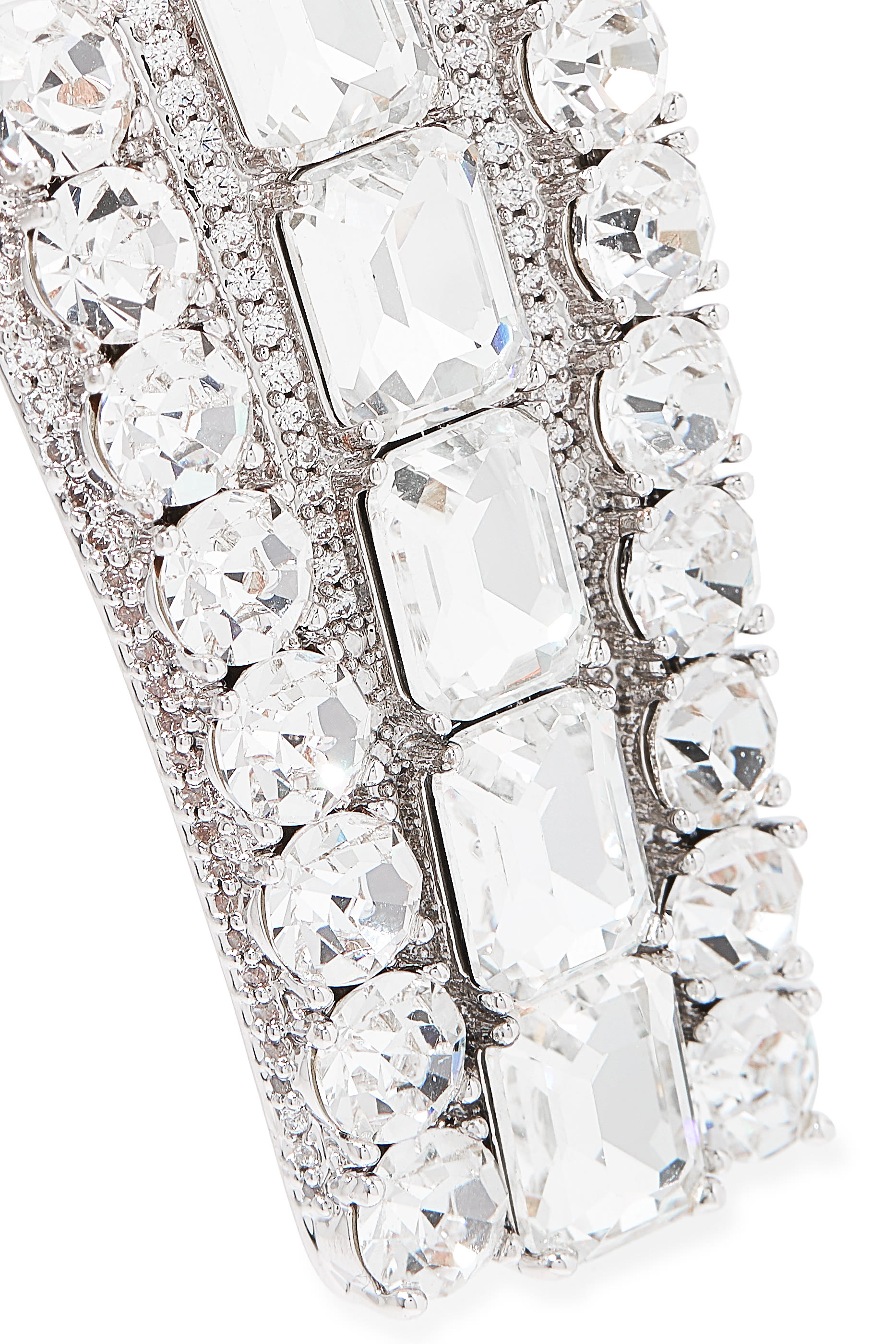 أقراط مرصعة بكريستالات متعددة