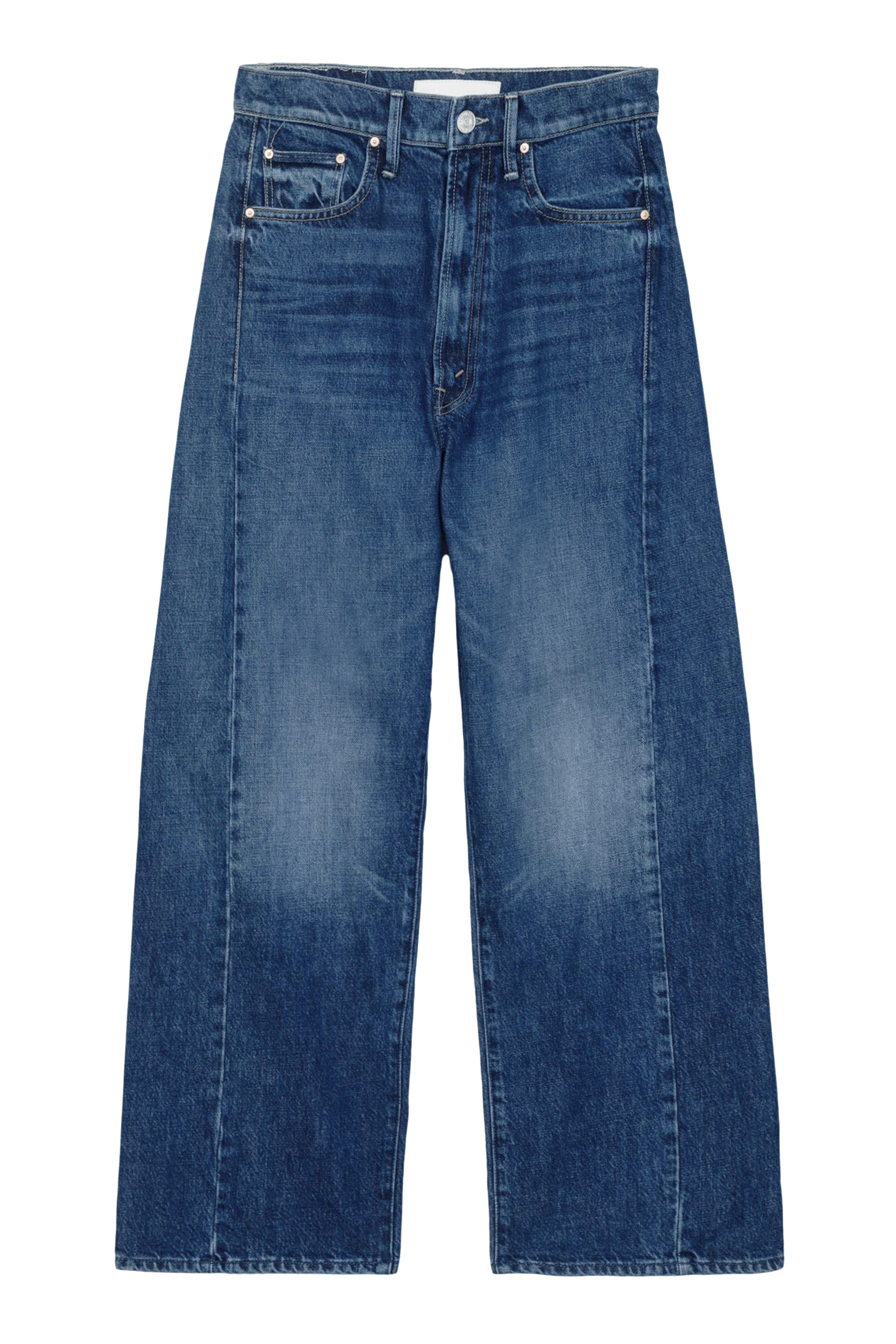 بنطال جينز بطول الكاحل