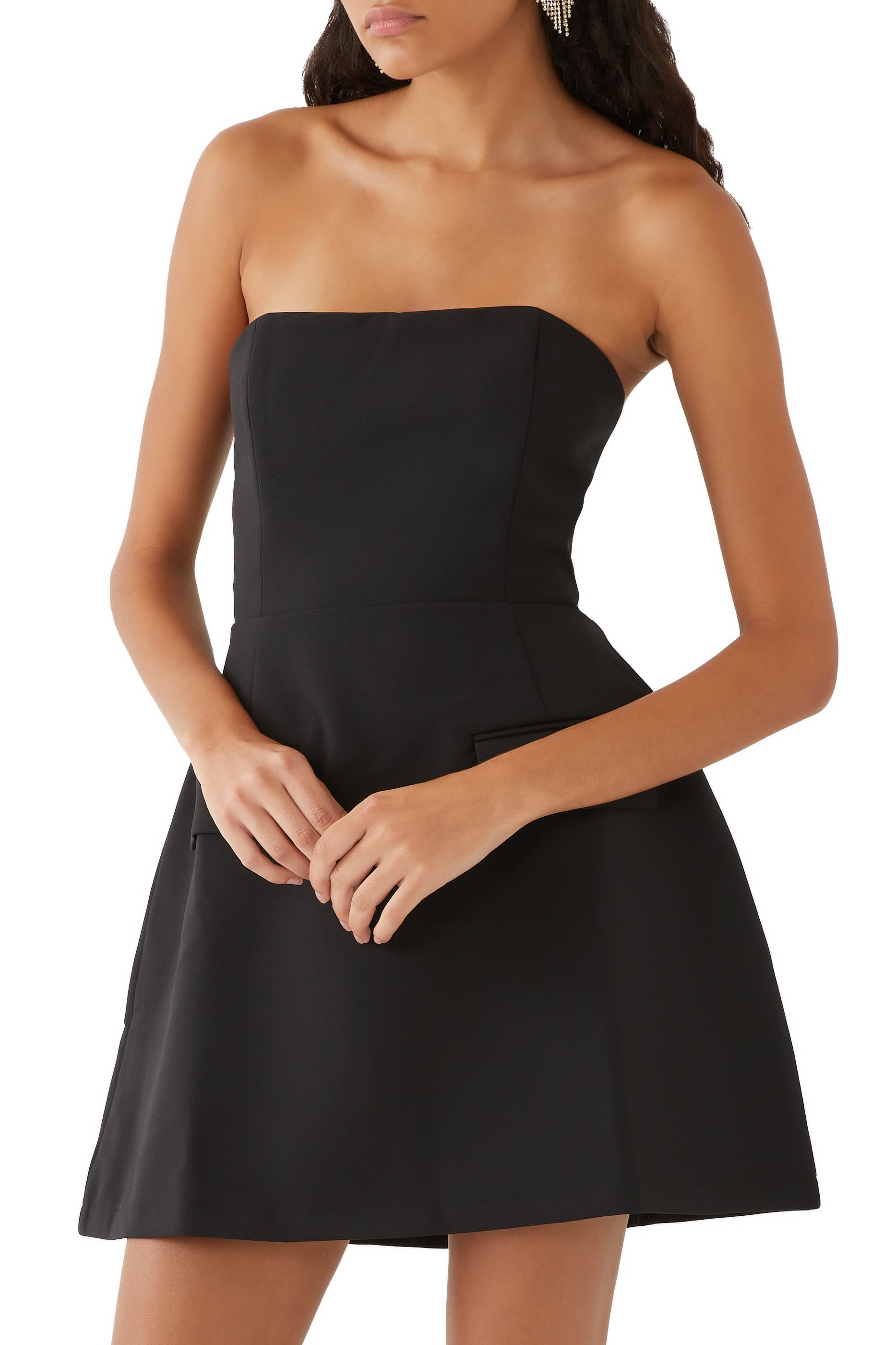 فستان التميت ميوز قصير بلا أكمام