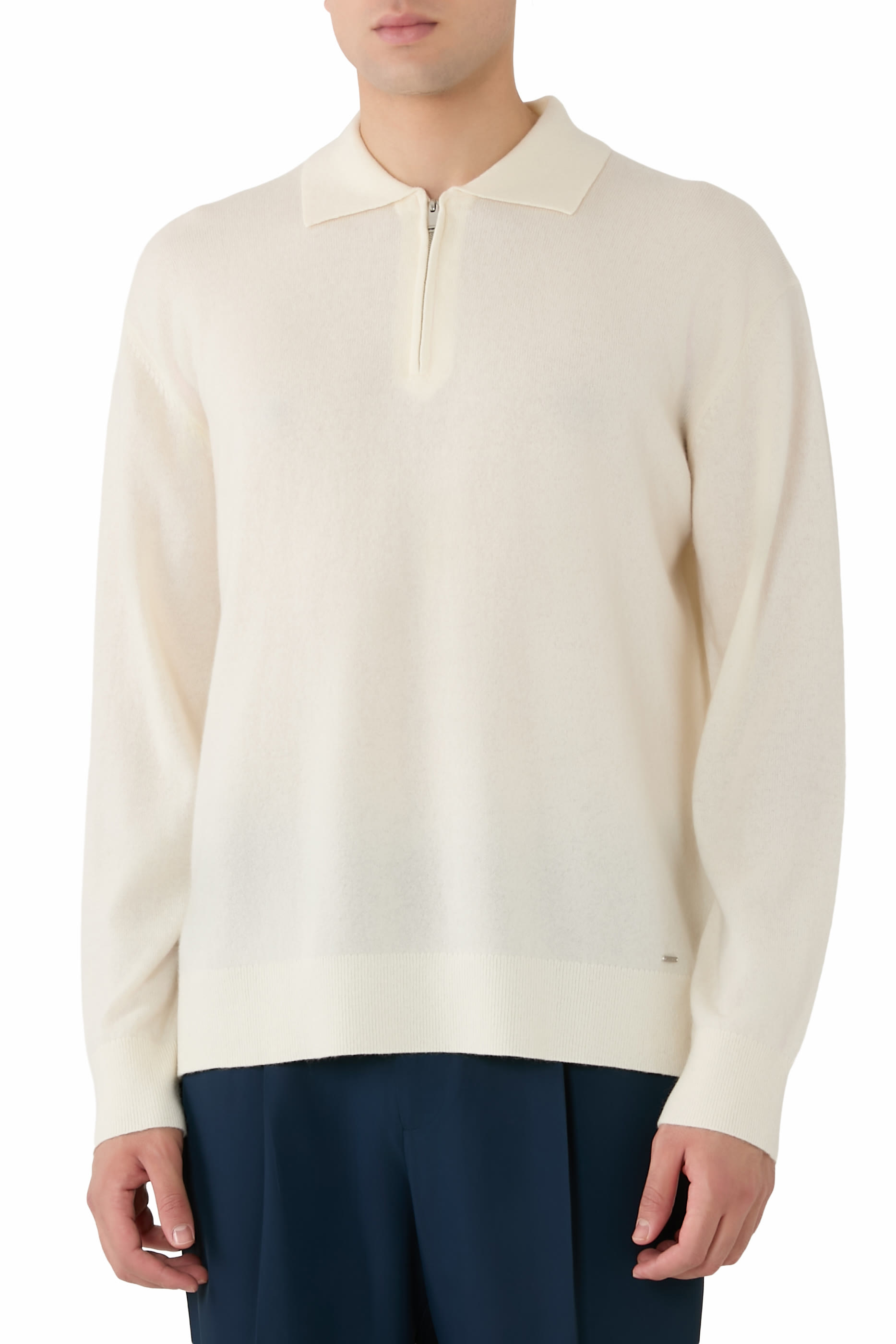  Klaus Long Sleeve Zip Polo