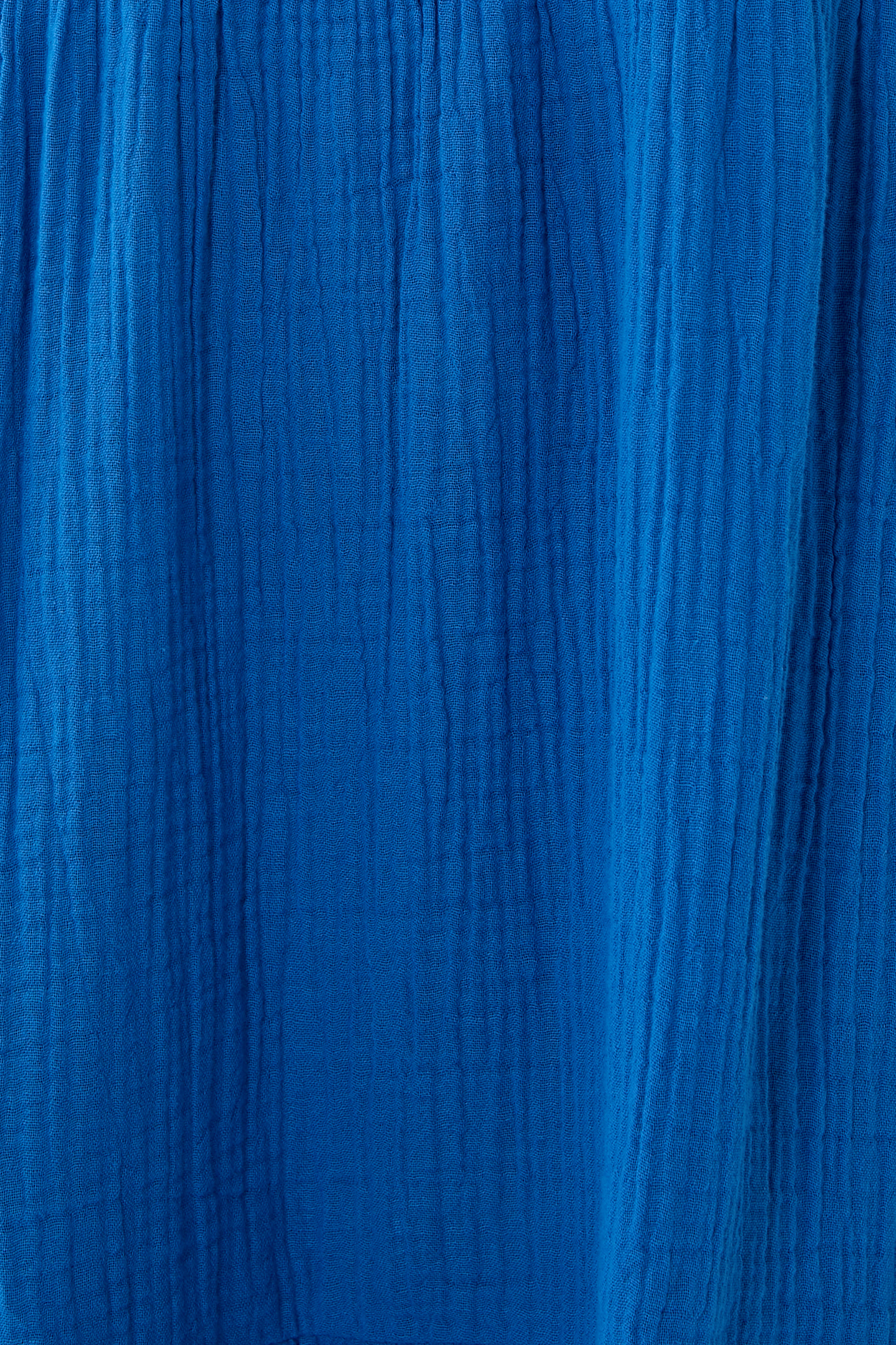 فستان بطيات شاش قطني عضوي