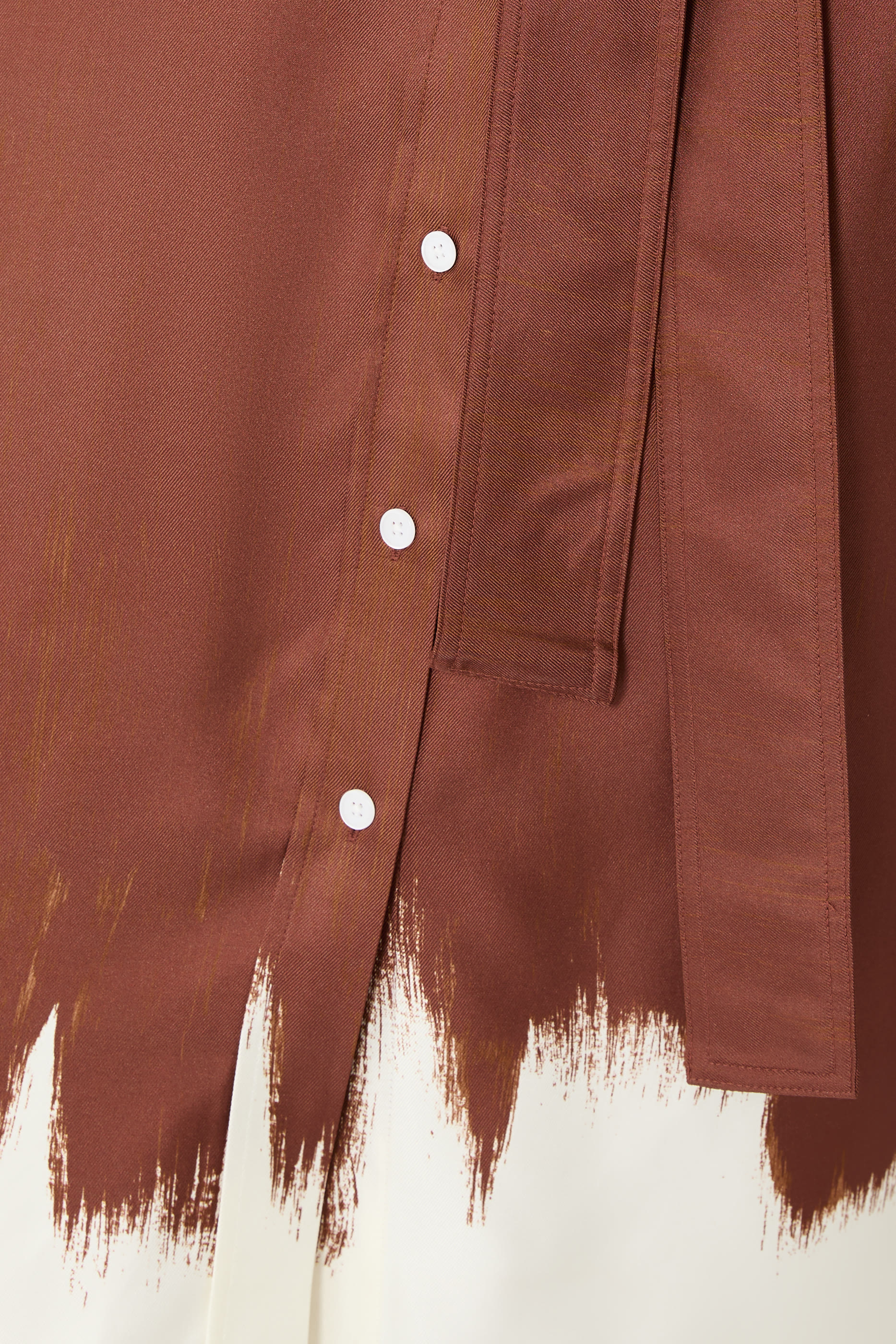 فستان أمايا بطبعتين حرير تويل