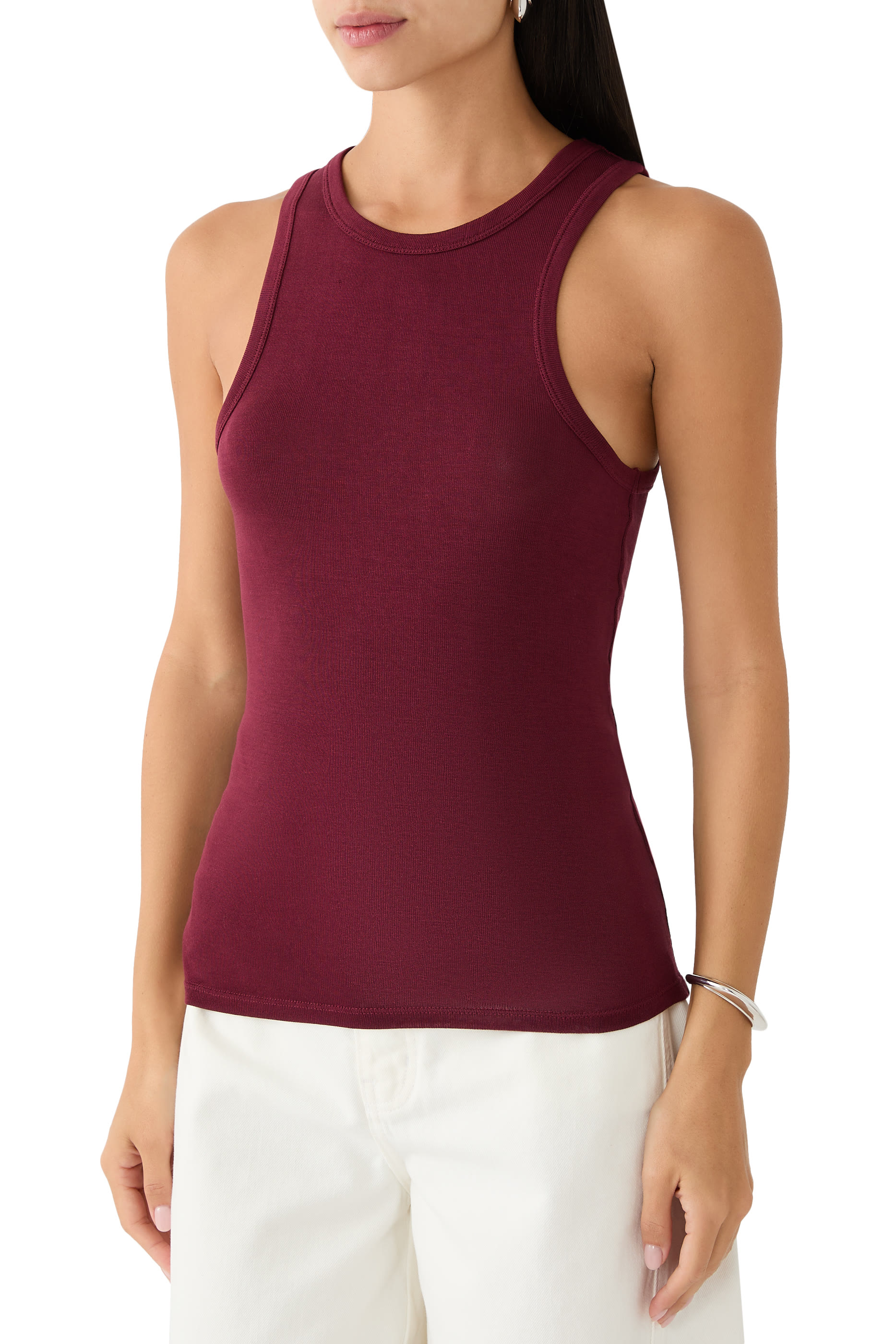 بلوزة بلا أكمام جيرسيه