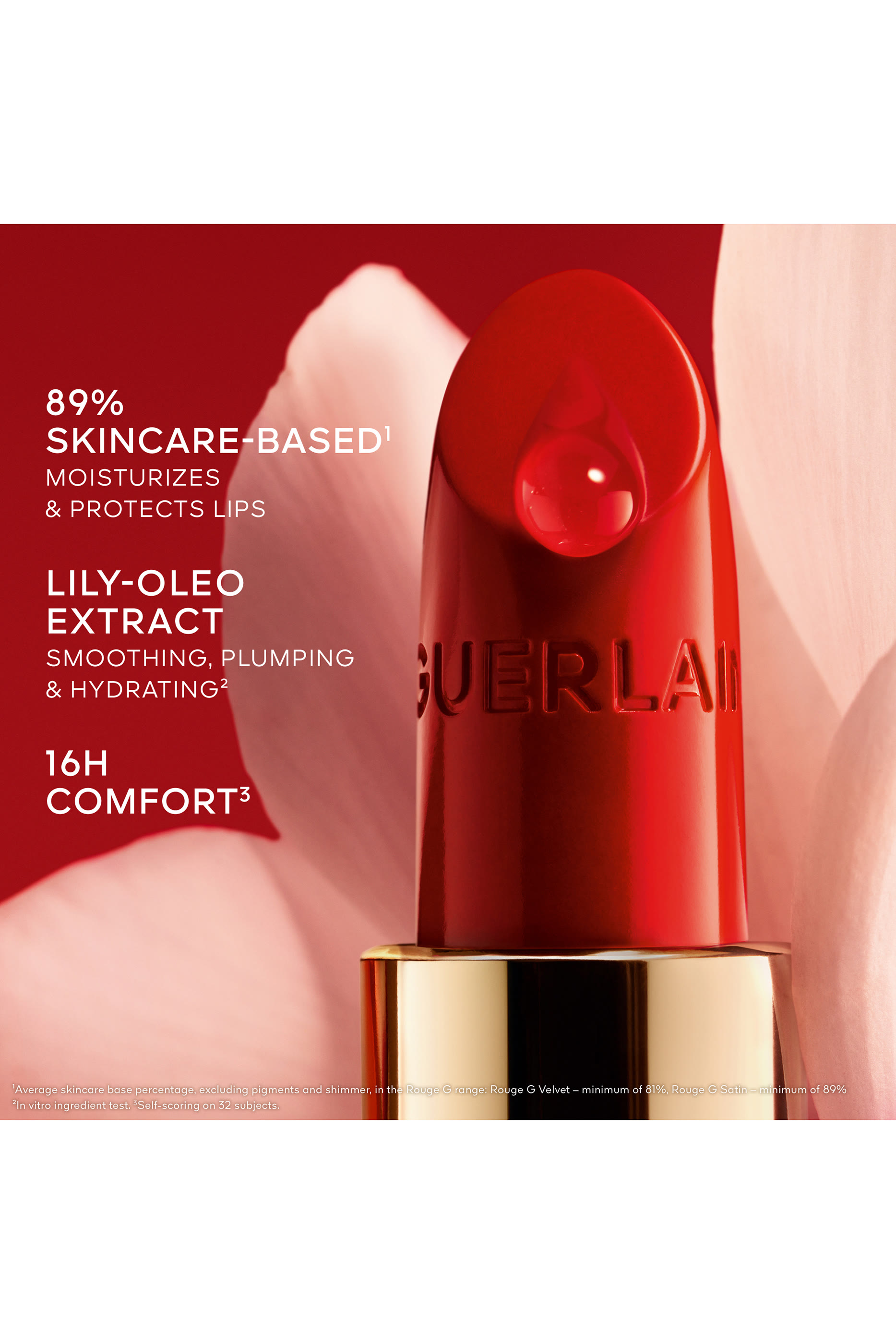 عبوة إعادة ملء أحمر شفاه روج جي لامع