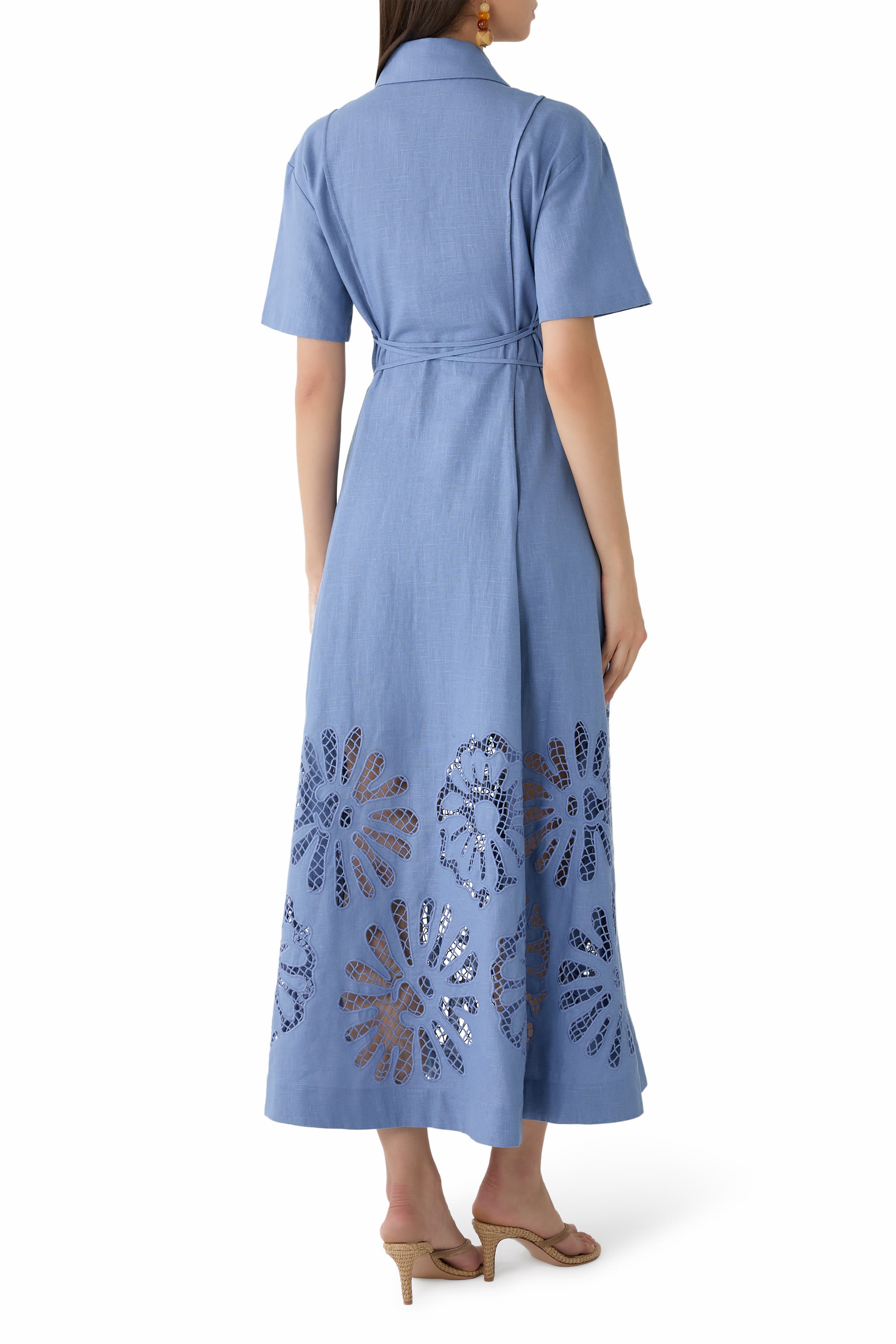 فستان أناليس بنمط قميص