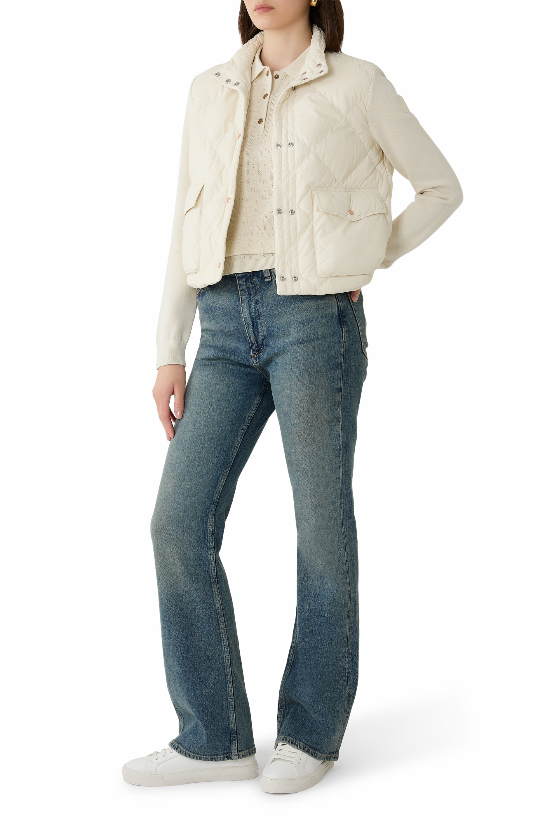 كارديغان بتصميم مبطن بأقسام